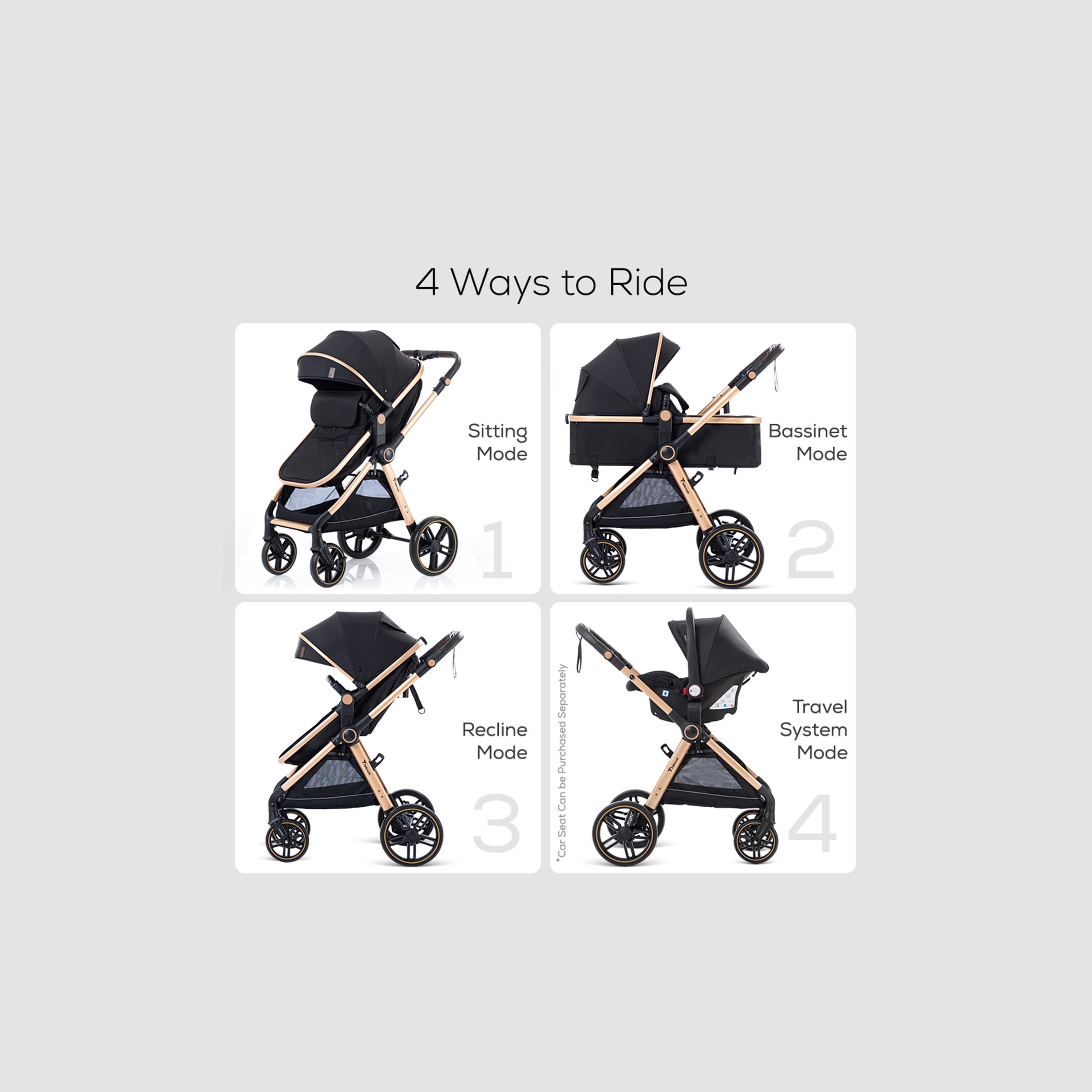 Teknum 3-In-1 Travel Prime Stroller-baby-gear-strollersandprams-strollers-image-4