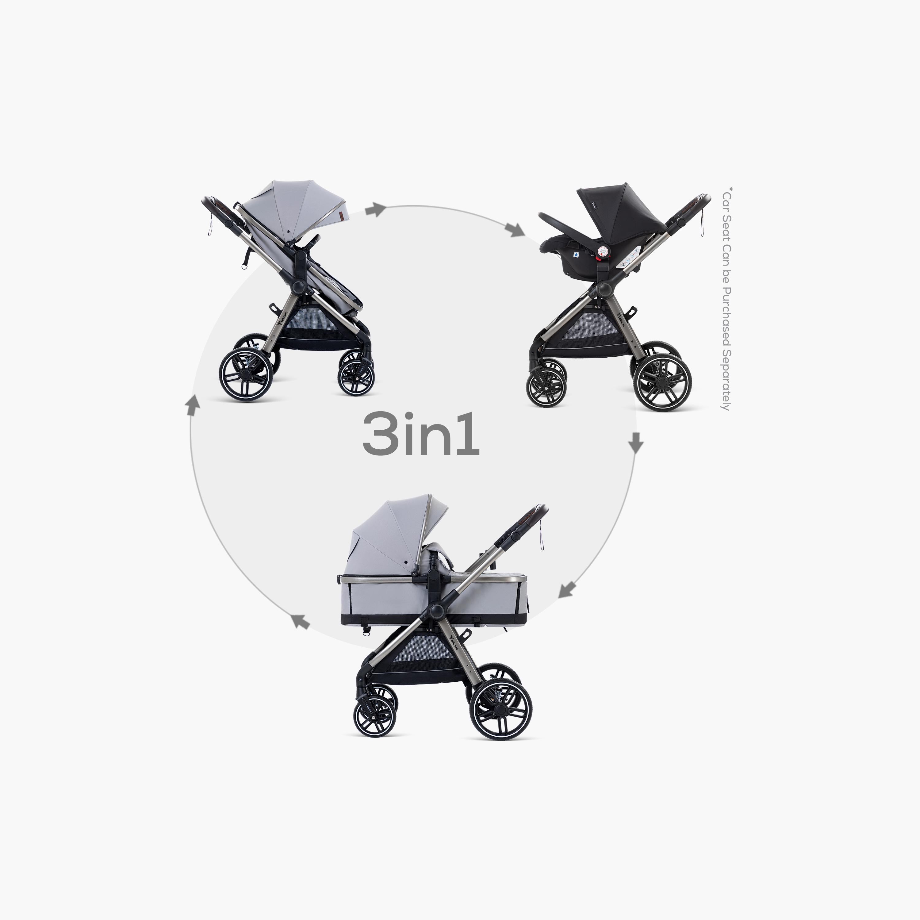 Teknum 3-In-1 Travel Prime Stroller-baby-gear-strollersandprams-strollers-image-10