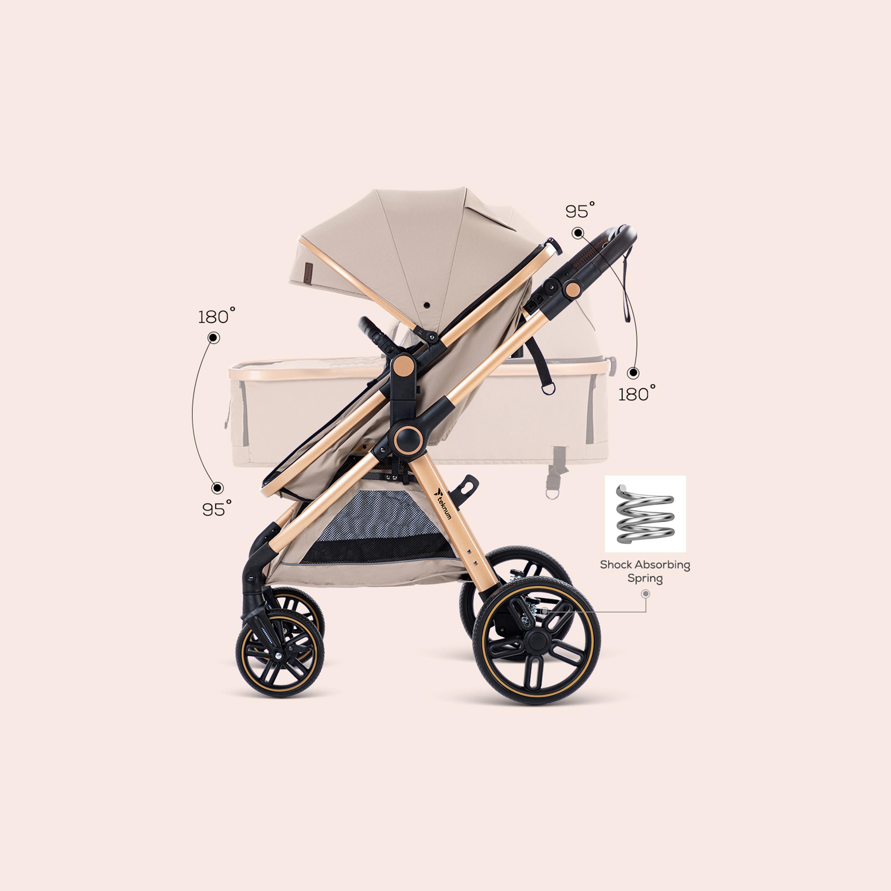 Teknum Travel System with 3-In-1 Prime Stroller, Adaptor & Infant Car Seat-baby-gear-strollersandprams-travelsystems-image-14
