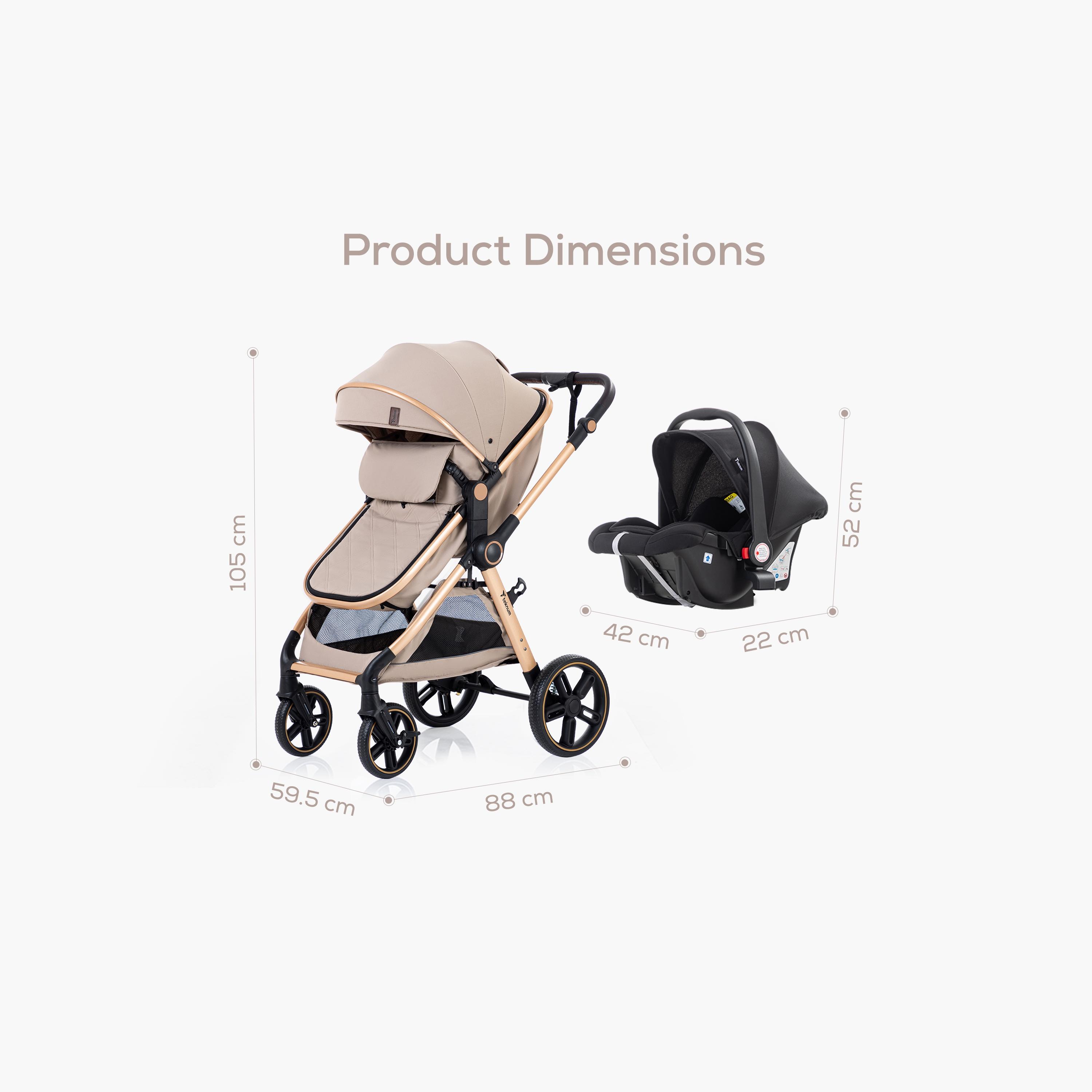 Teknum Travel System with 3-In-1 Prime Stroller, Adaptor & Infant Car Seat-baby-gear-strollersandprams-travelsystems-image-17