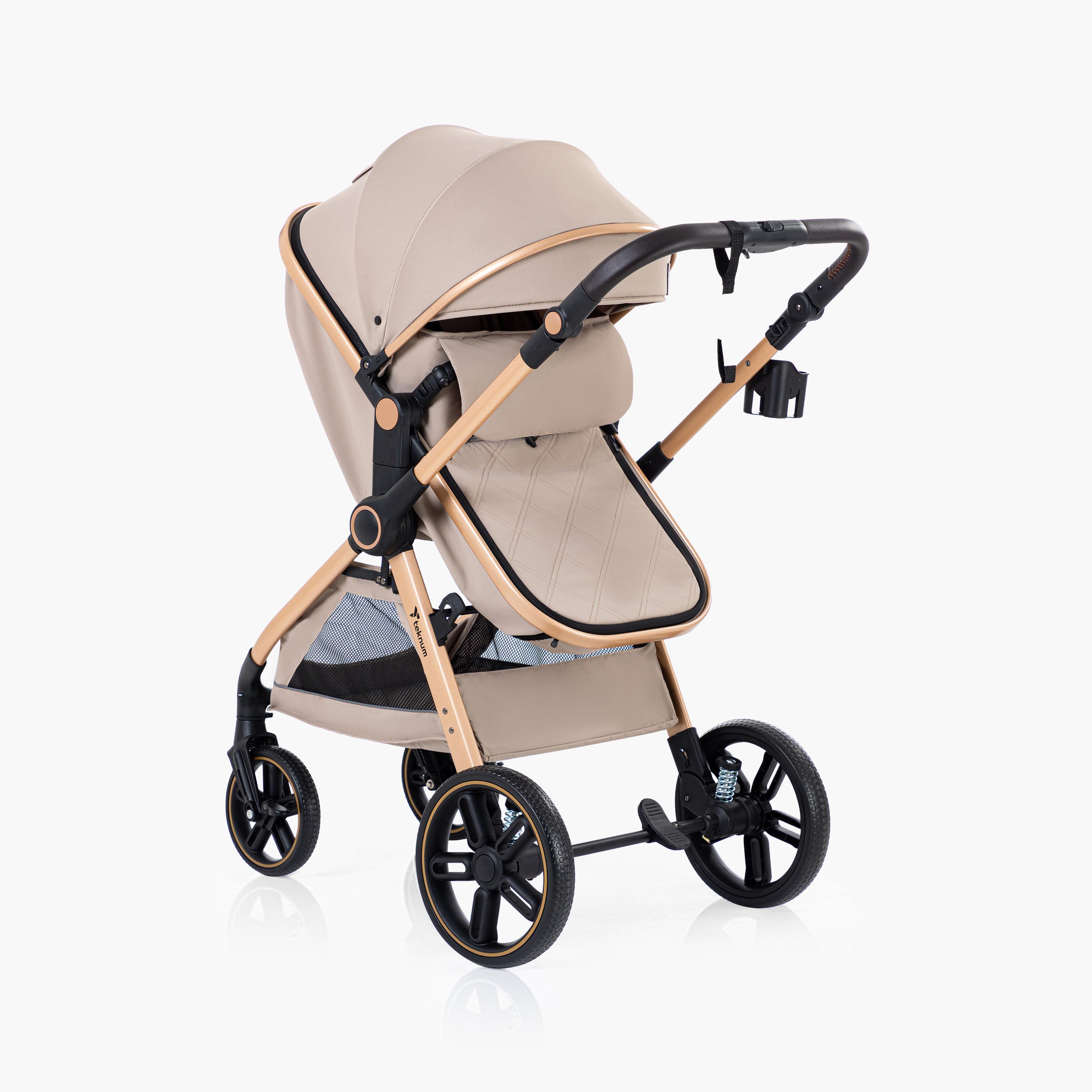Teknum Travel System with 3-In-1 Prime Stroller, Adaptor & Infant Car Seat-baby-gear-strollersandprams-travelsystems-image-3