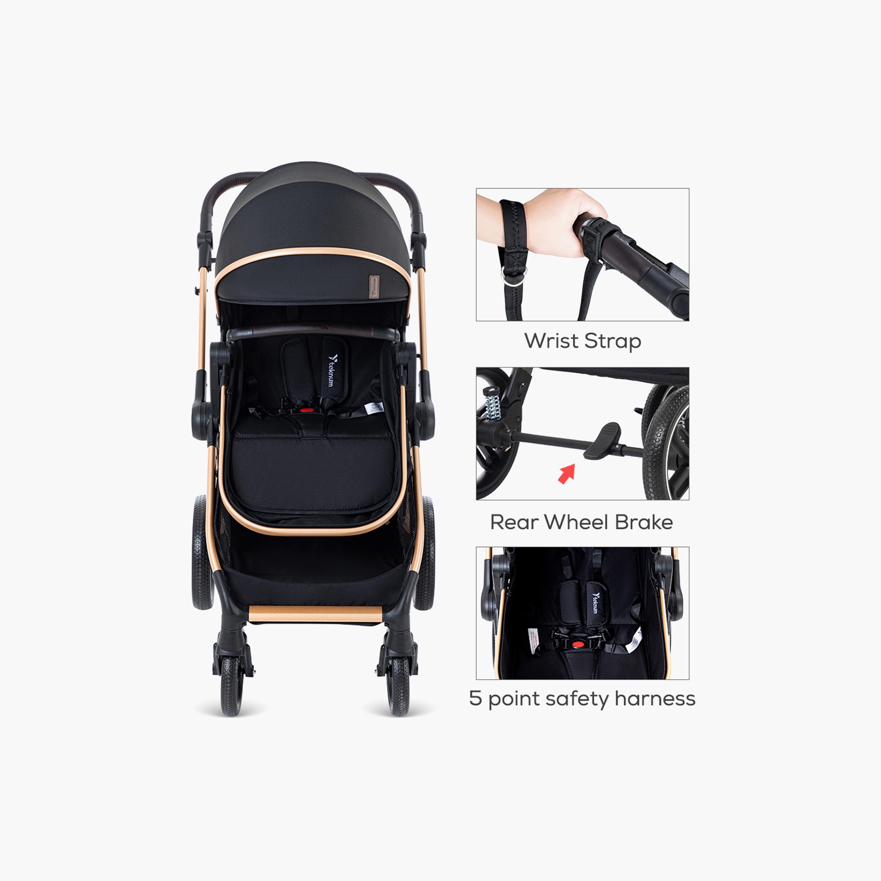Teknum Travel System with 3-In-1 Prime Stroller, Adaptor & Infant Car Seat-baby-gear-strollersandprams-travelsystems-image-10