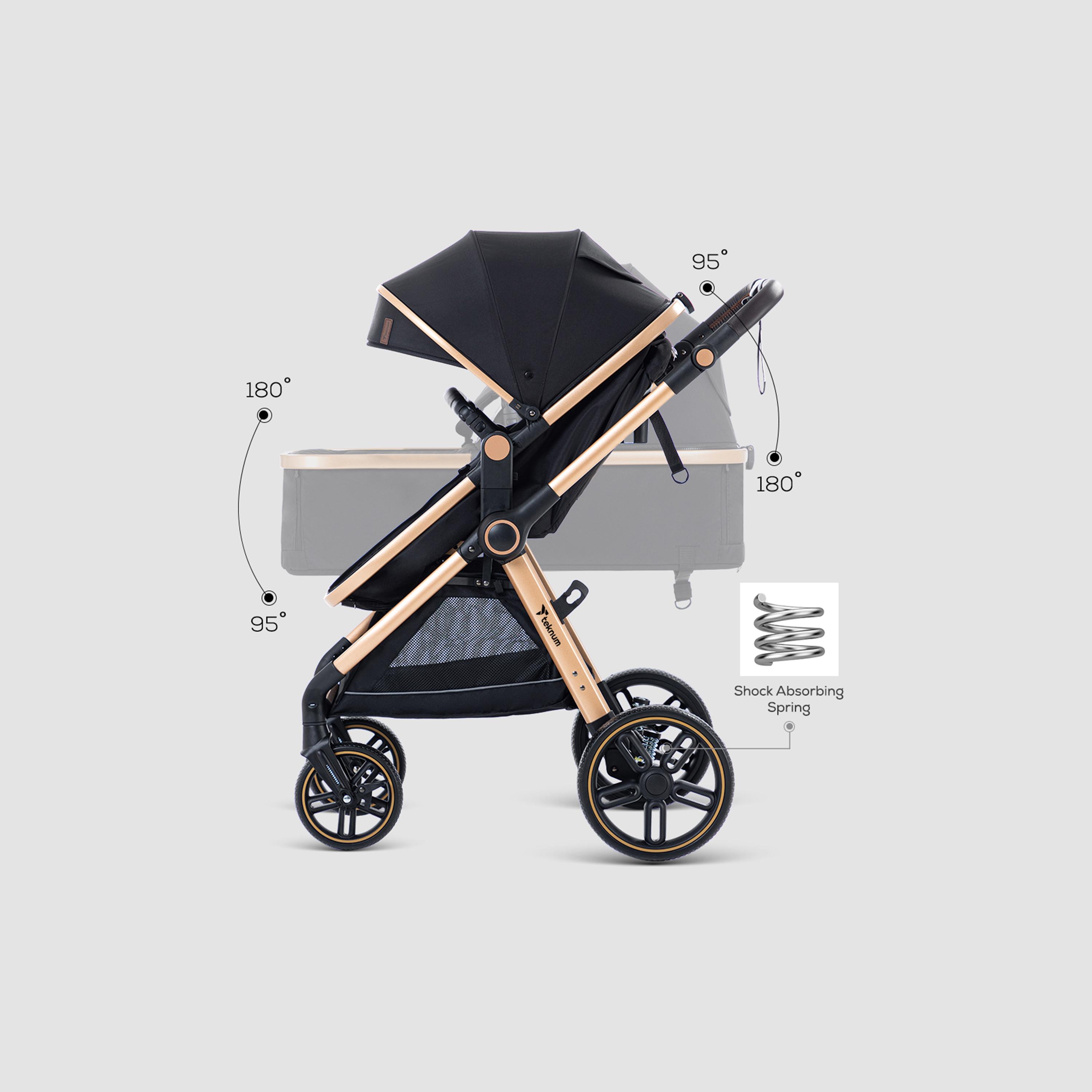 Teknum Travel System with 3-In-1 Prime Stroller, Adaptor & Infant Car Seat-baby-gear-strollersandprams-travelsystems-image-14