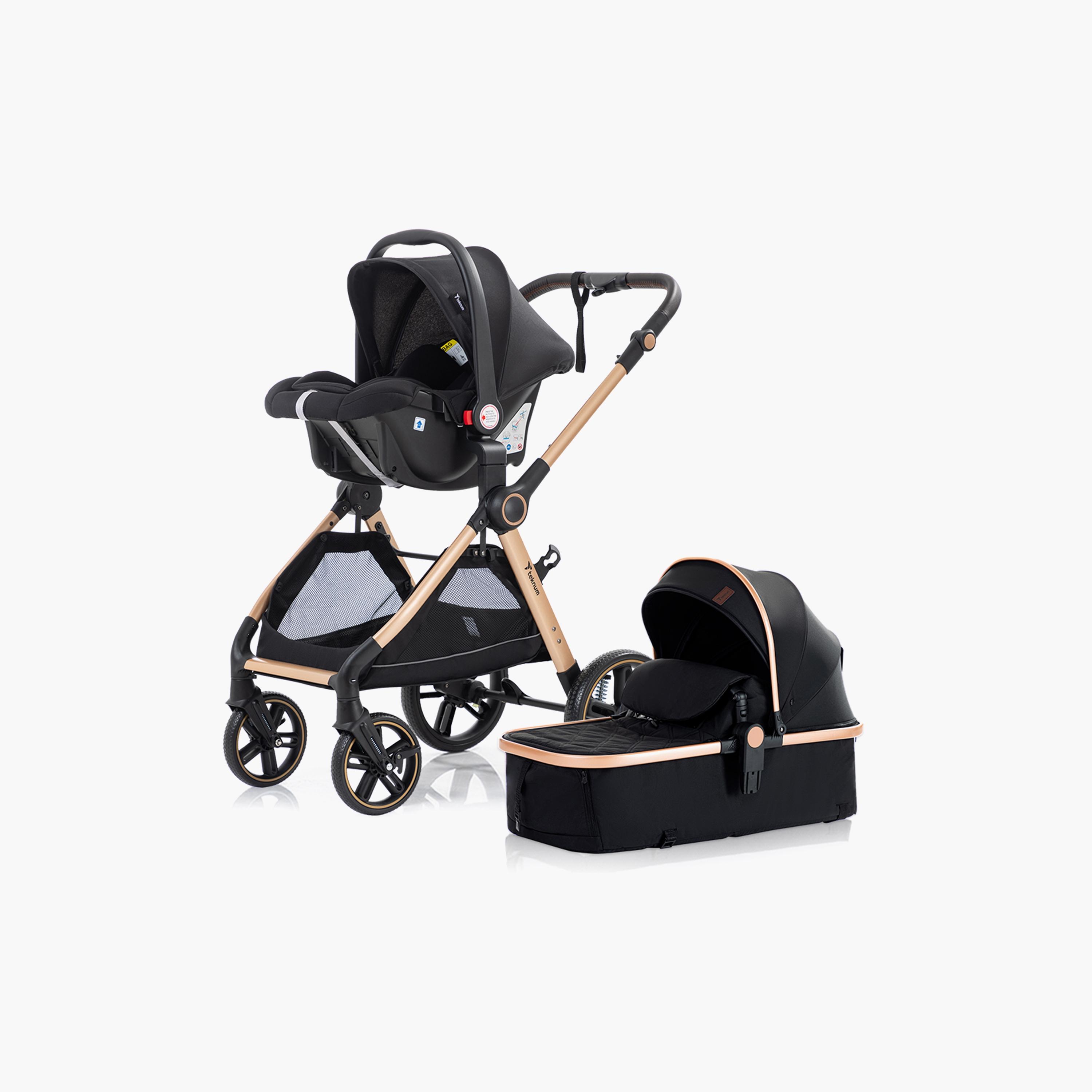 Teknum Travel System with 3-In-1 Prime Stroller, Adaptor & Infant Car Seat-baby-gear-strollersandprams-travelsystems-image-2