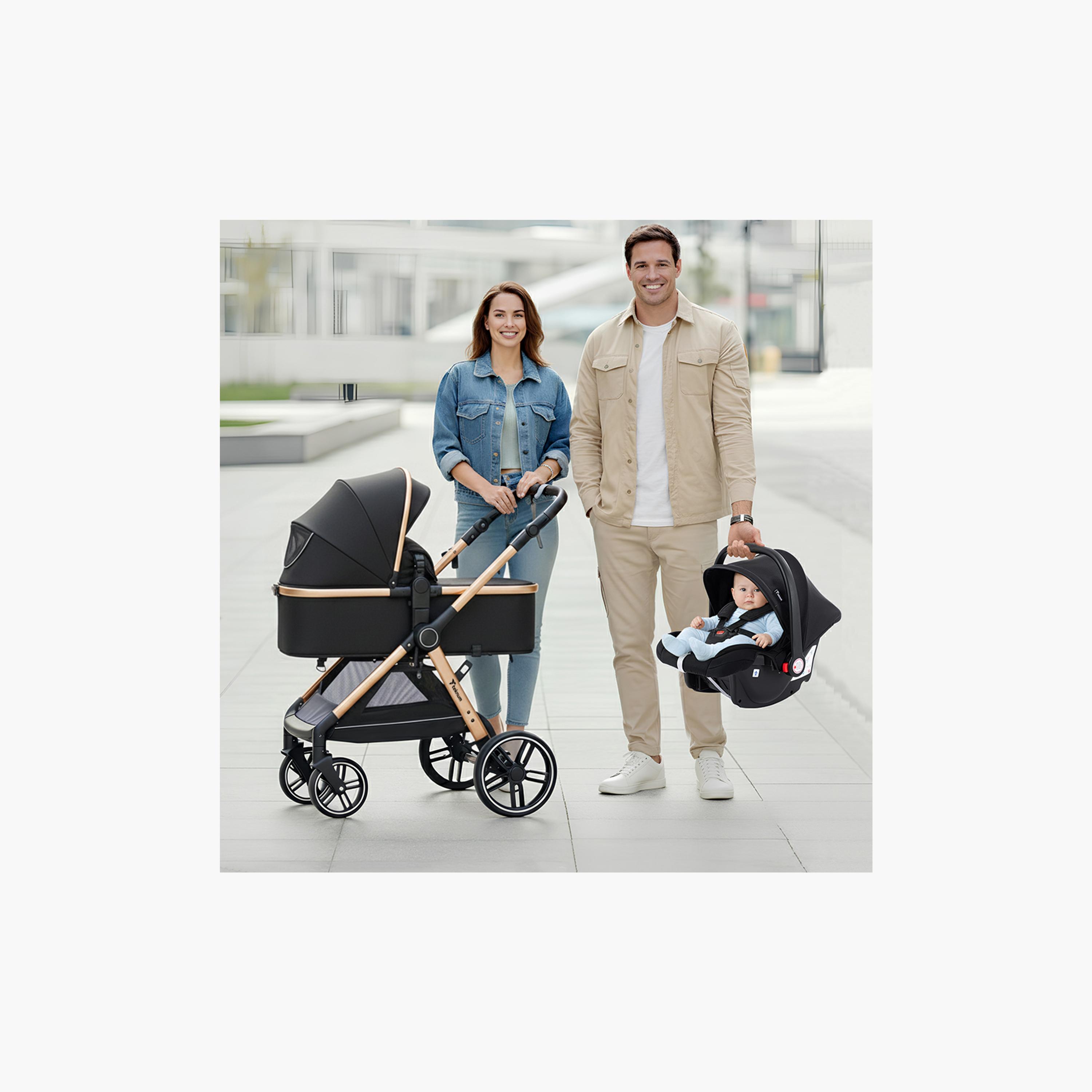 Teknum Travel System with 3-In-1 Prime Stroller, Adaptor & Infant Car Seat-baby-gear-strollersandprams-travelsystems-image-5