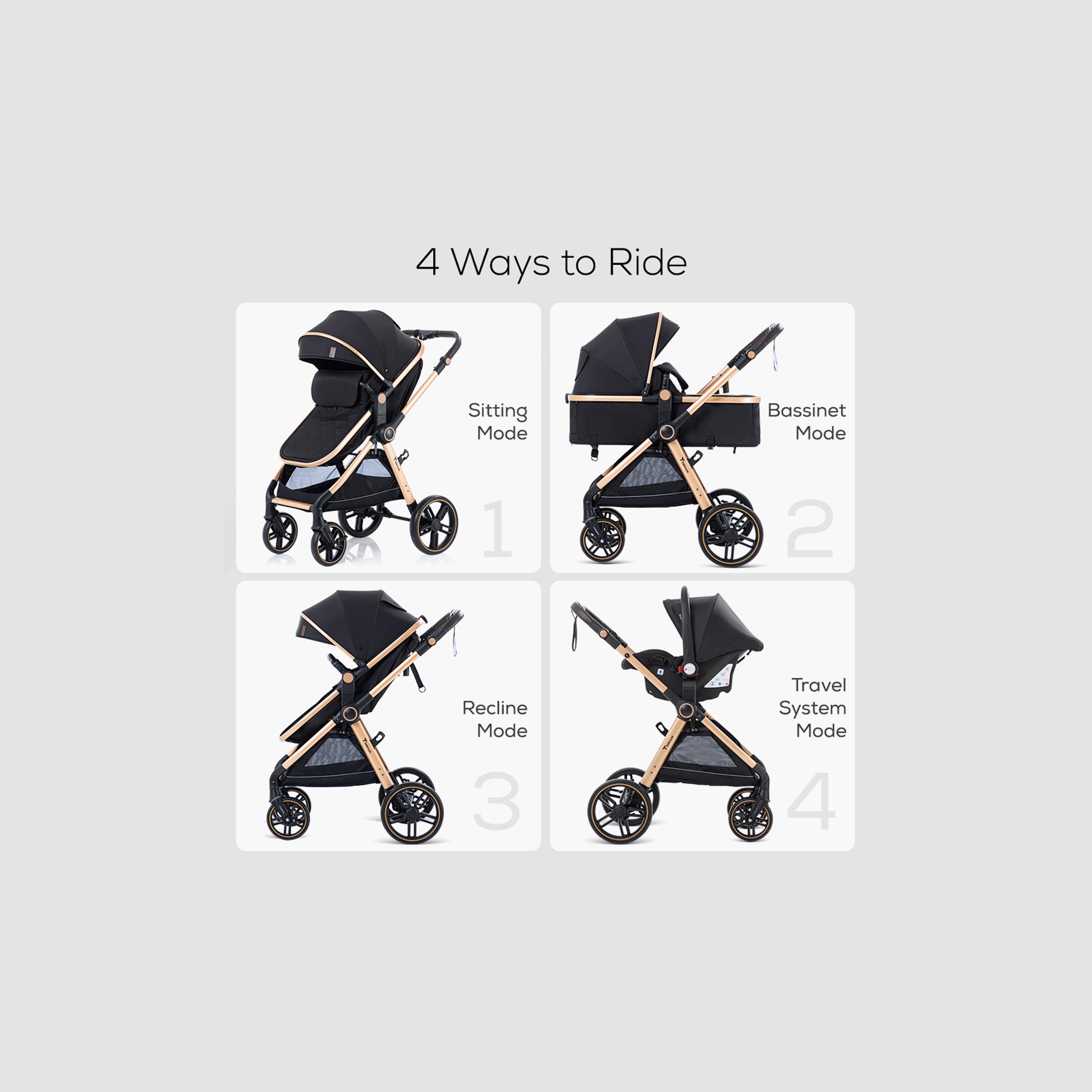 Teknum Travel System with 3-In-1 Prime Stroller, Adaptor & Infant Car Seat-baby-gear-strollersandprams-travelsystems-image-6