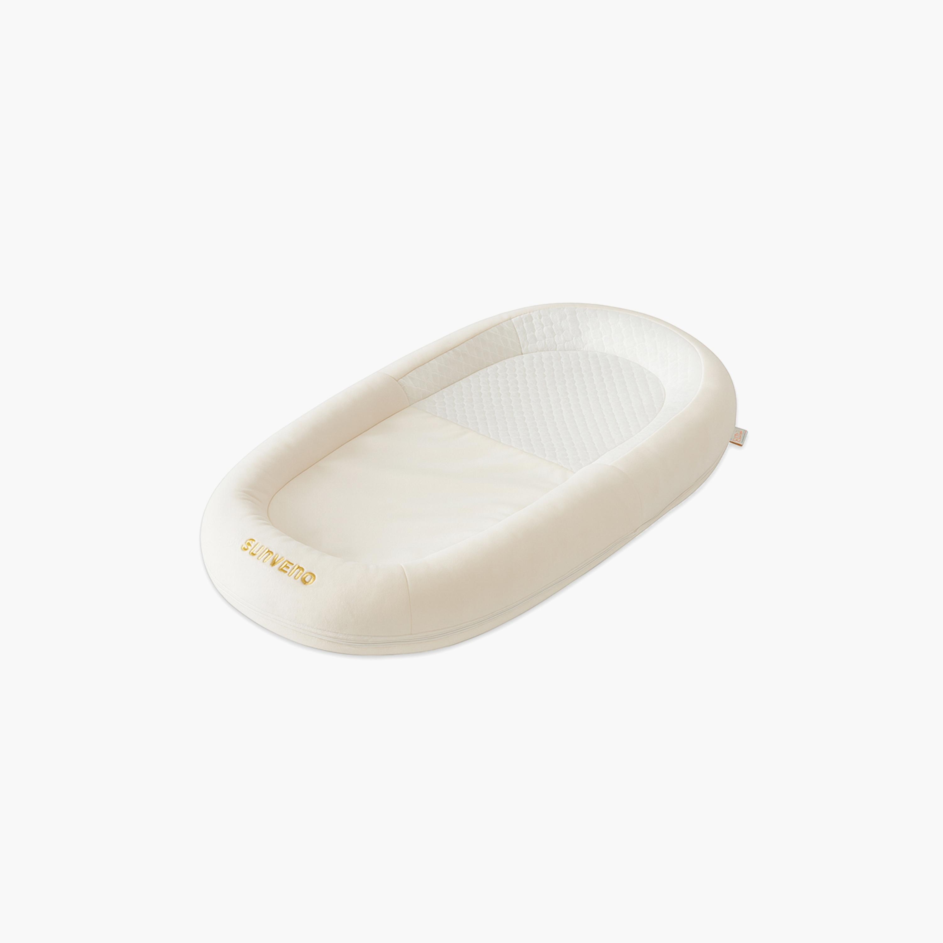 Sunveno Newborn Baby Bed - White - 0-8 Months-baby-bathandcare-bathtubs-image-1