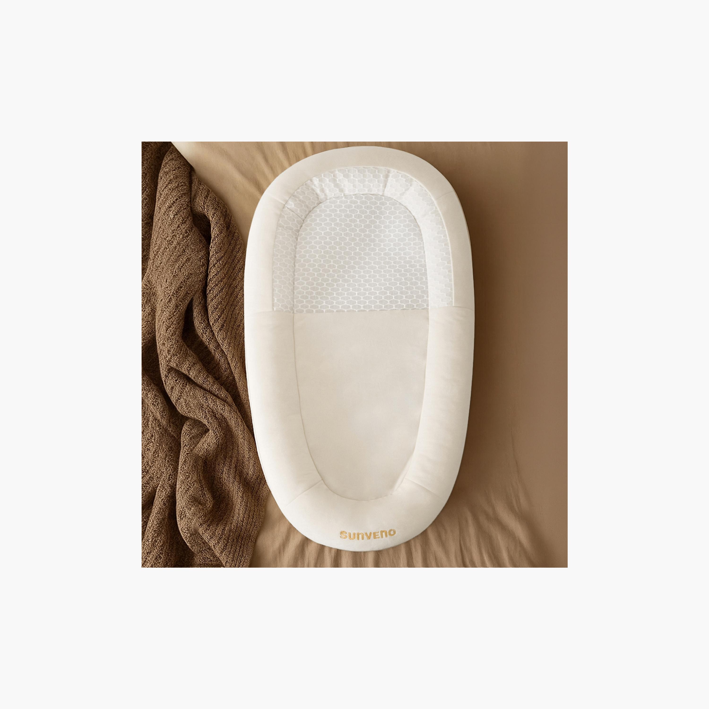 Sunveno Newborn Baby Bed - White - 0-8 Months-baby-bathandcare-bathtubs-image-7