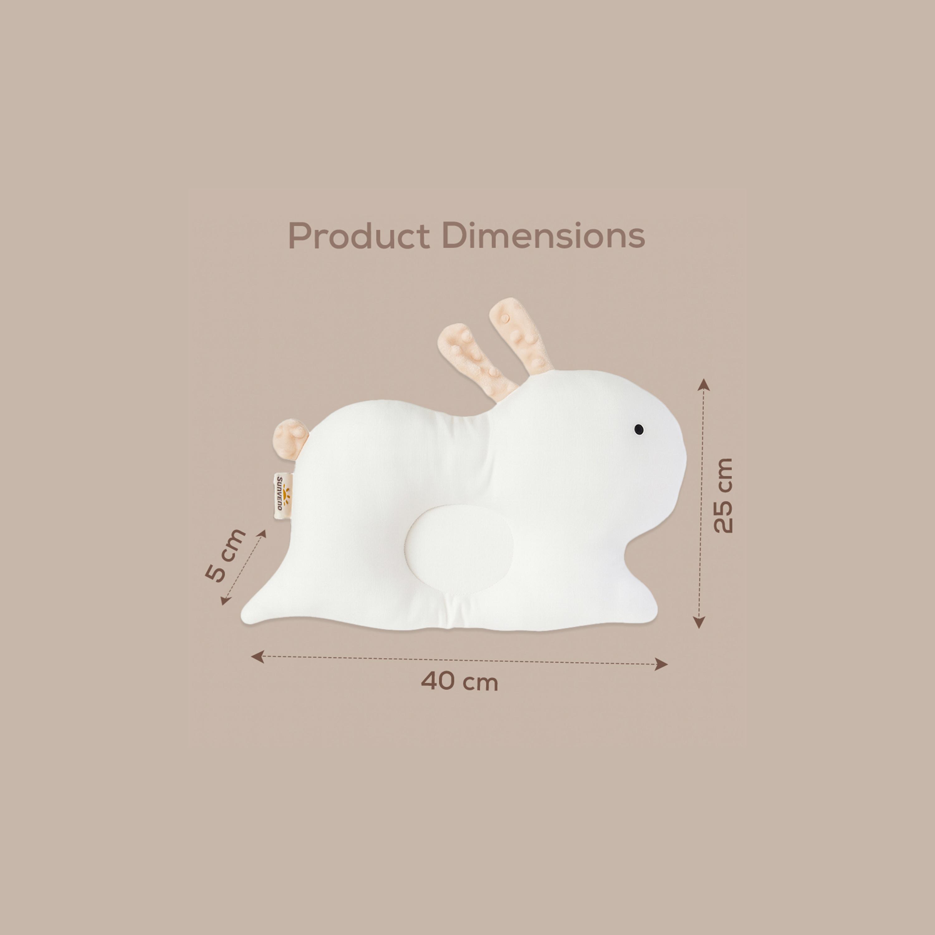 Sunveno Head Shaper Pillow - Rabbit - 0-1 Year-baby-nursery-babybedding-image-2
