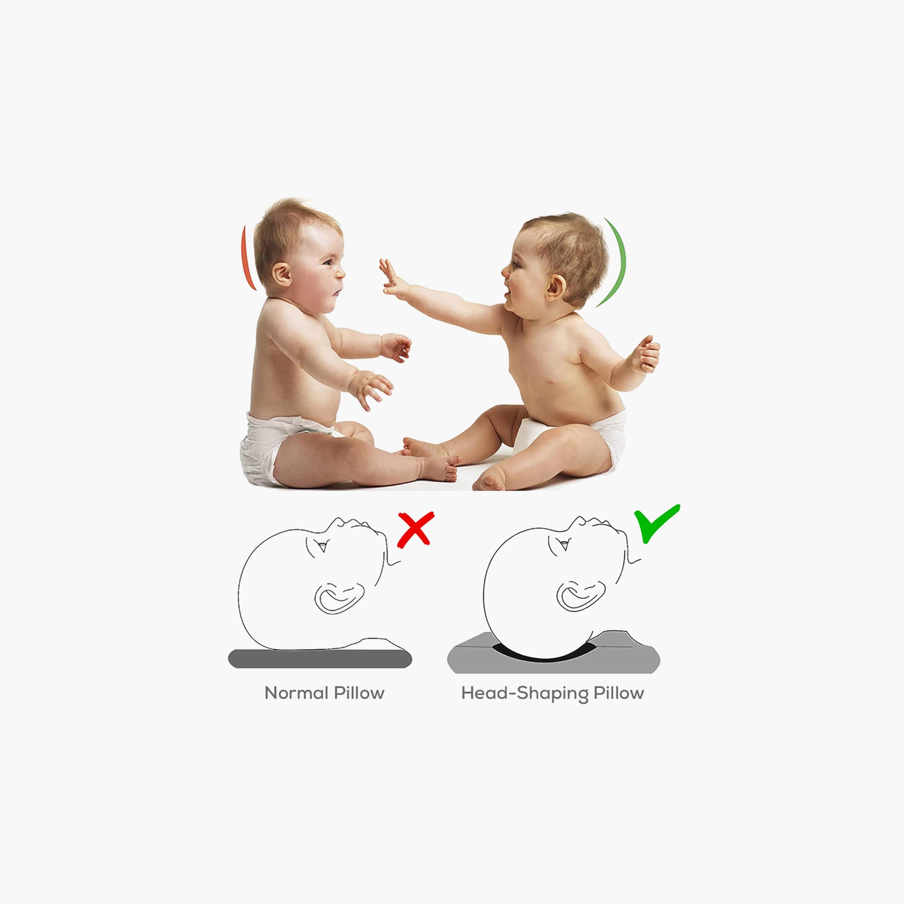 Sunveno Head Shaper Pillow - Rabbit - 0-1 Year-baby-nursery-babybedding-image-6