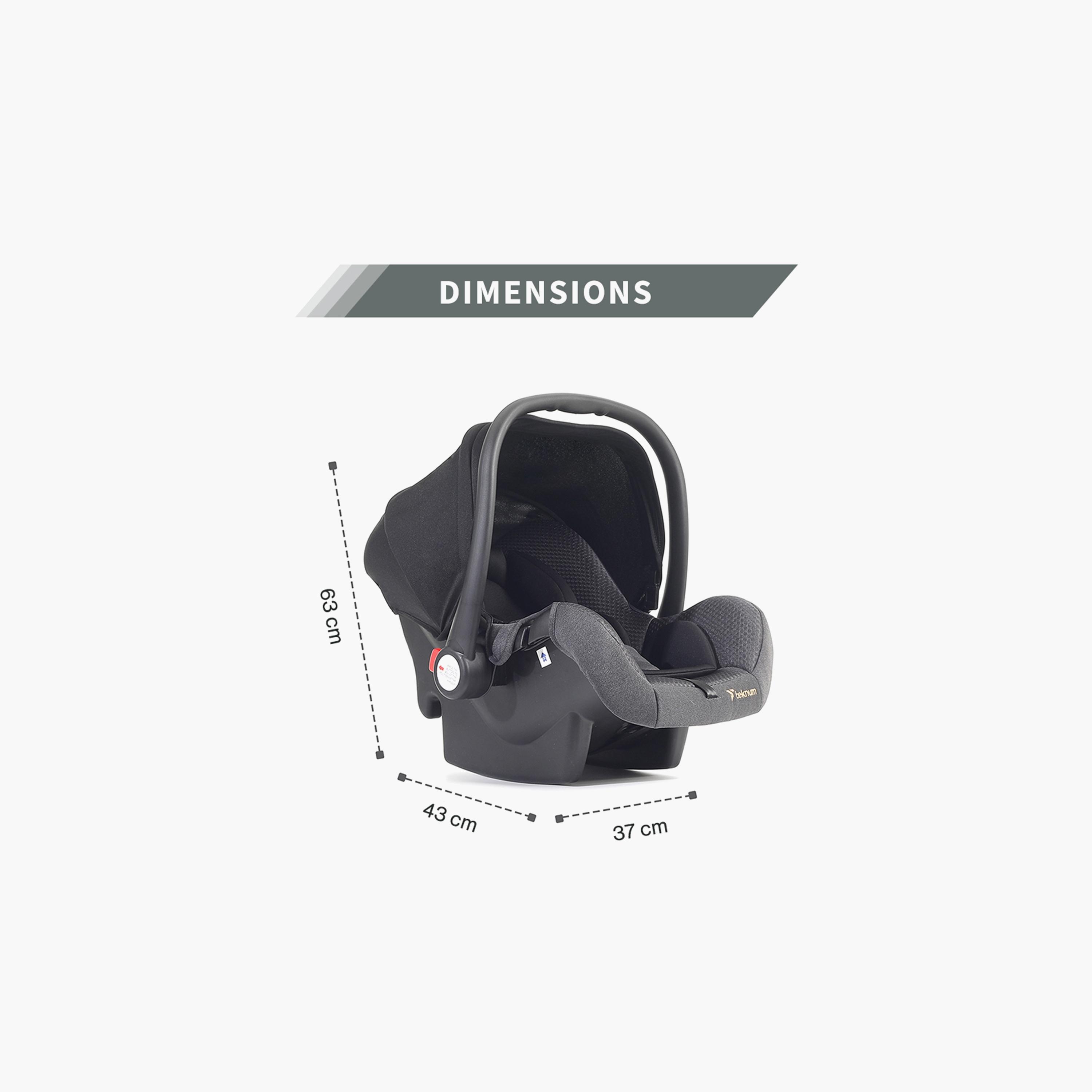 نظام سترول-1 للسفر مع عربة أطفال ومقعد سيارة قابلين للعكس من تيكنوم - ذهبي-baby-gear-strollersandprams-travelsystems-image-3