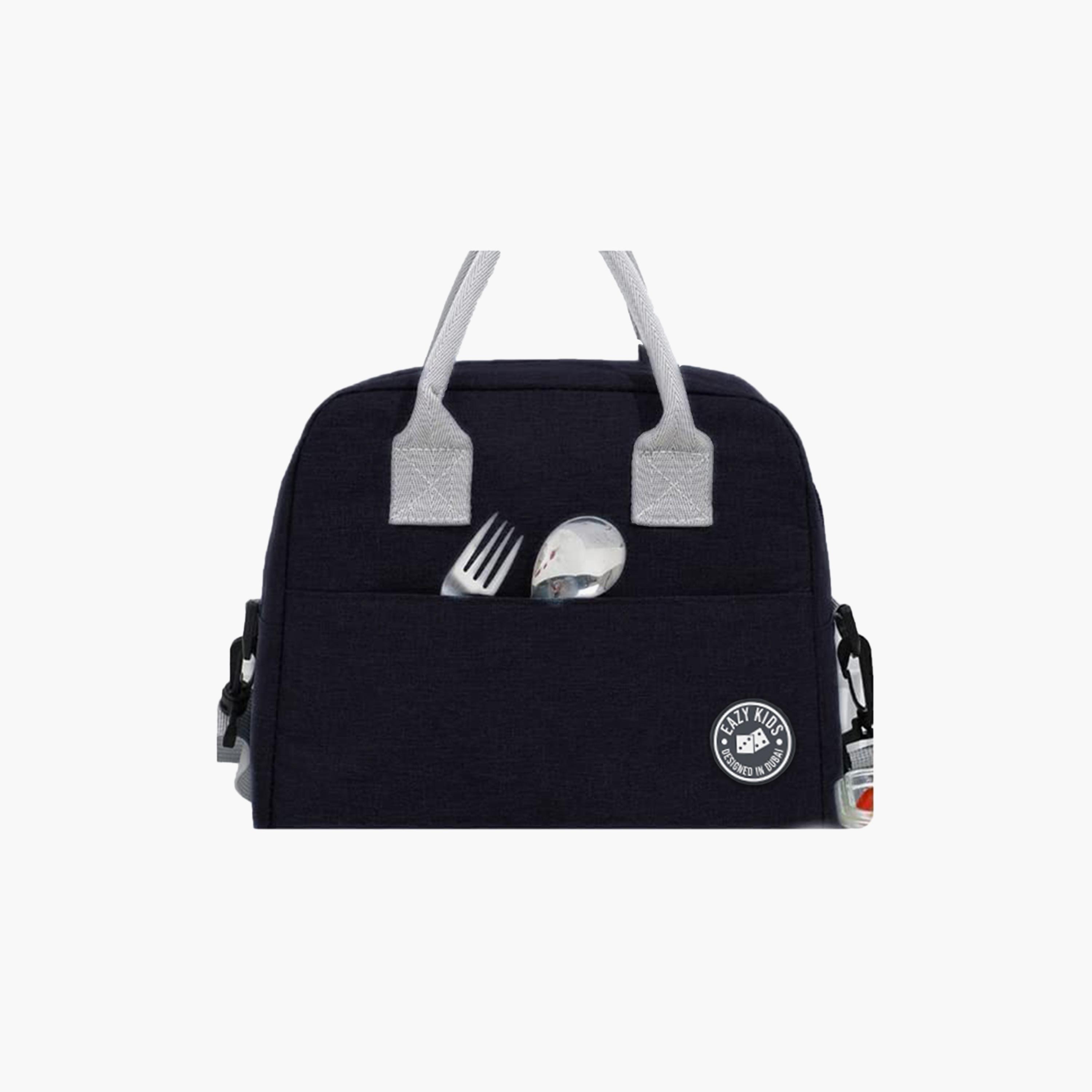 Eazy Kids Insulated Lunch Bag - Black-school-lunchessentials-lunchbags-image-7