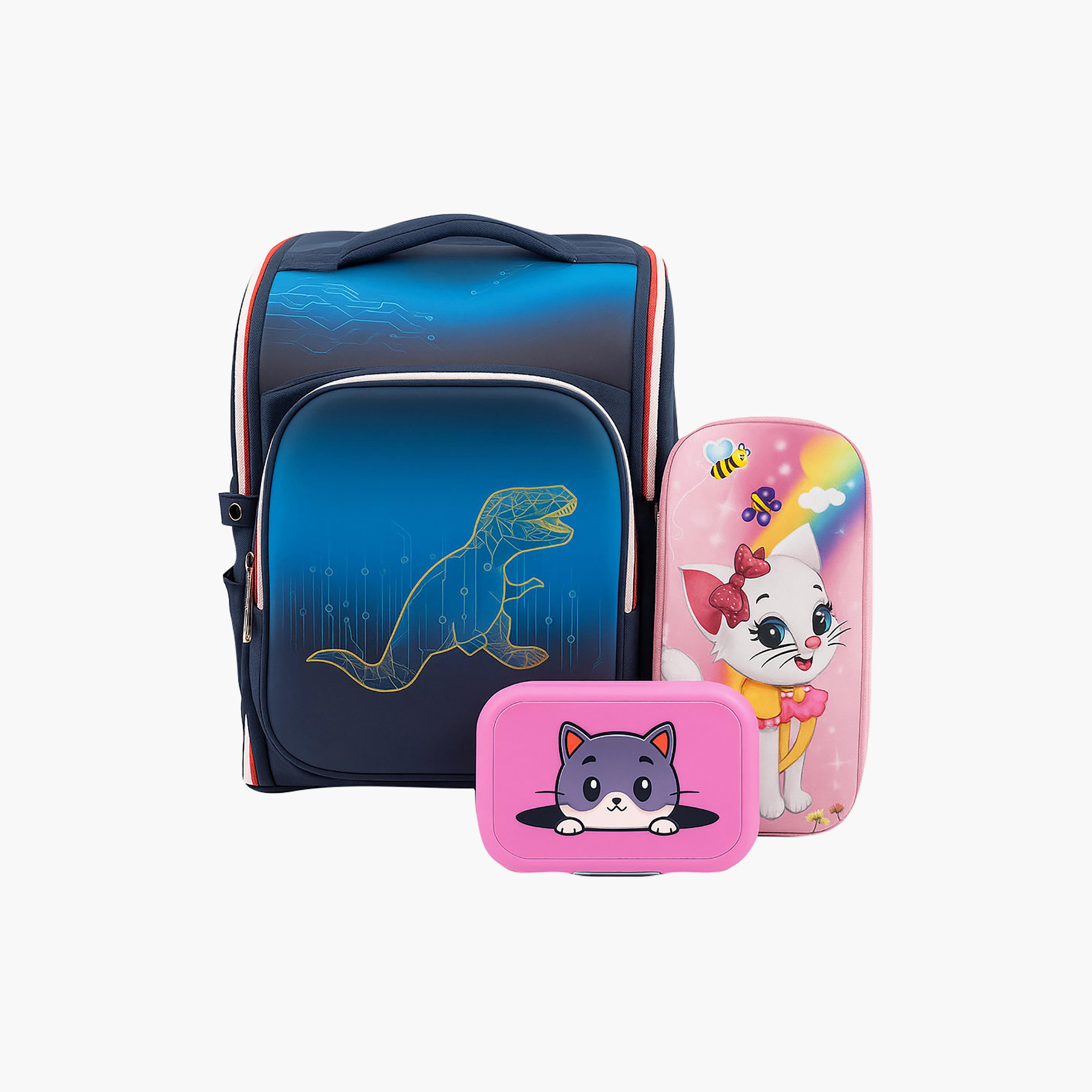 طقم حقيبة ظهر كلاسيكية - 14.9 بوصة، مع صندوق غداء بينتو ومقلمة من كوكوبي-school-bagsandbackpacks-backpacks-image-1