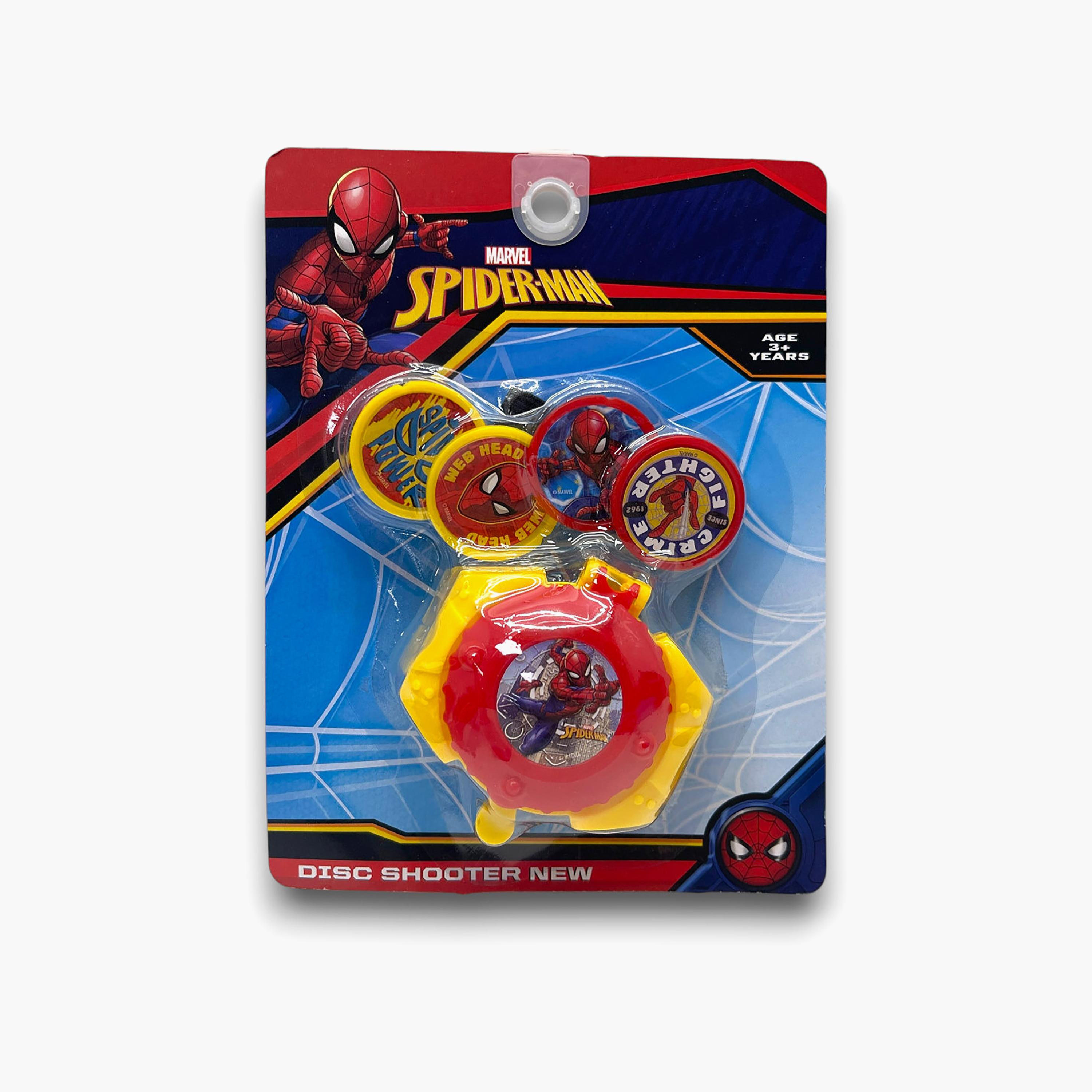 Marvel Flying Saucer Shooter, Disc Shooter & Paddle Ball Set - Spider-Man-toys-outdoor-activity-image-4