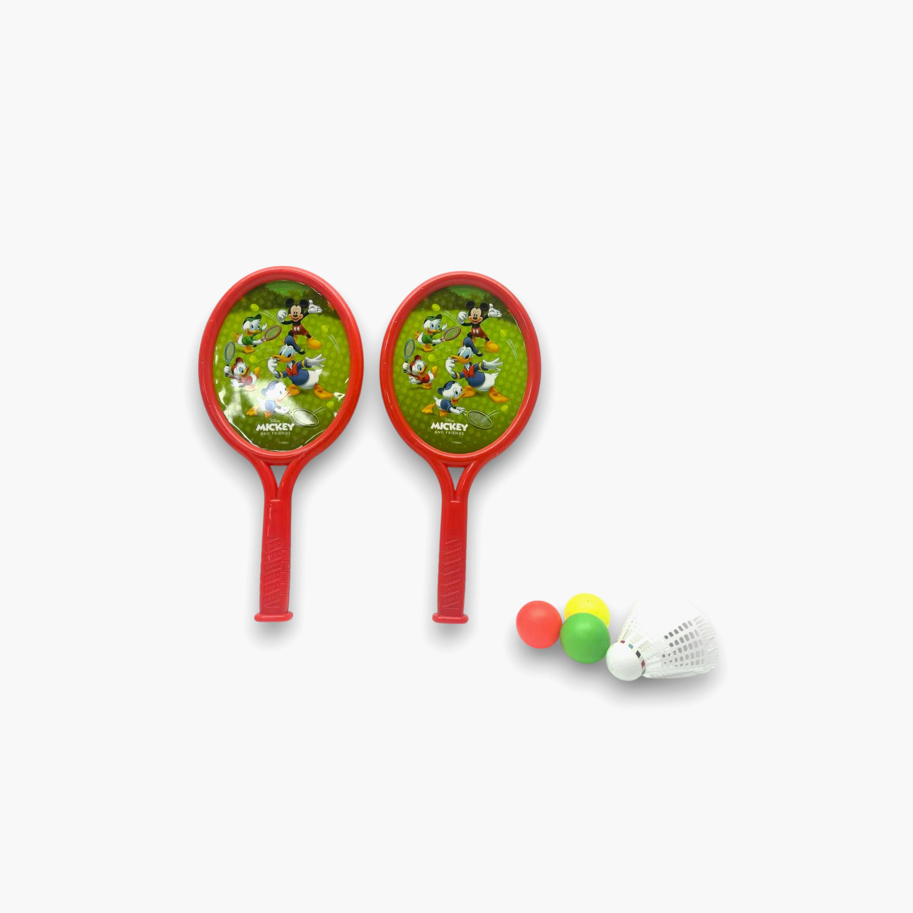 طقم قاذف طائرات ديزني مع طائرتين، ومسدس فقاعات ومضرب - ميكي ماوس ديزني-toys-outdoor-activity-image-2