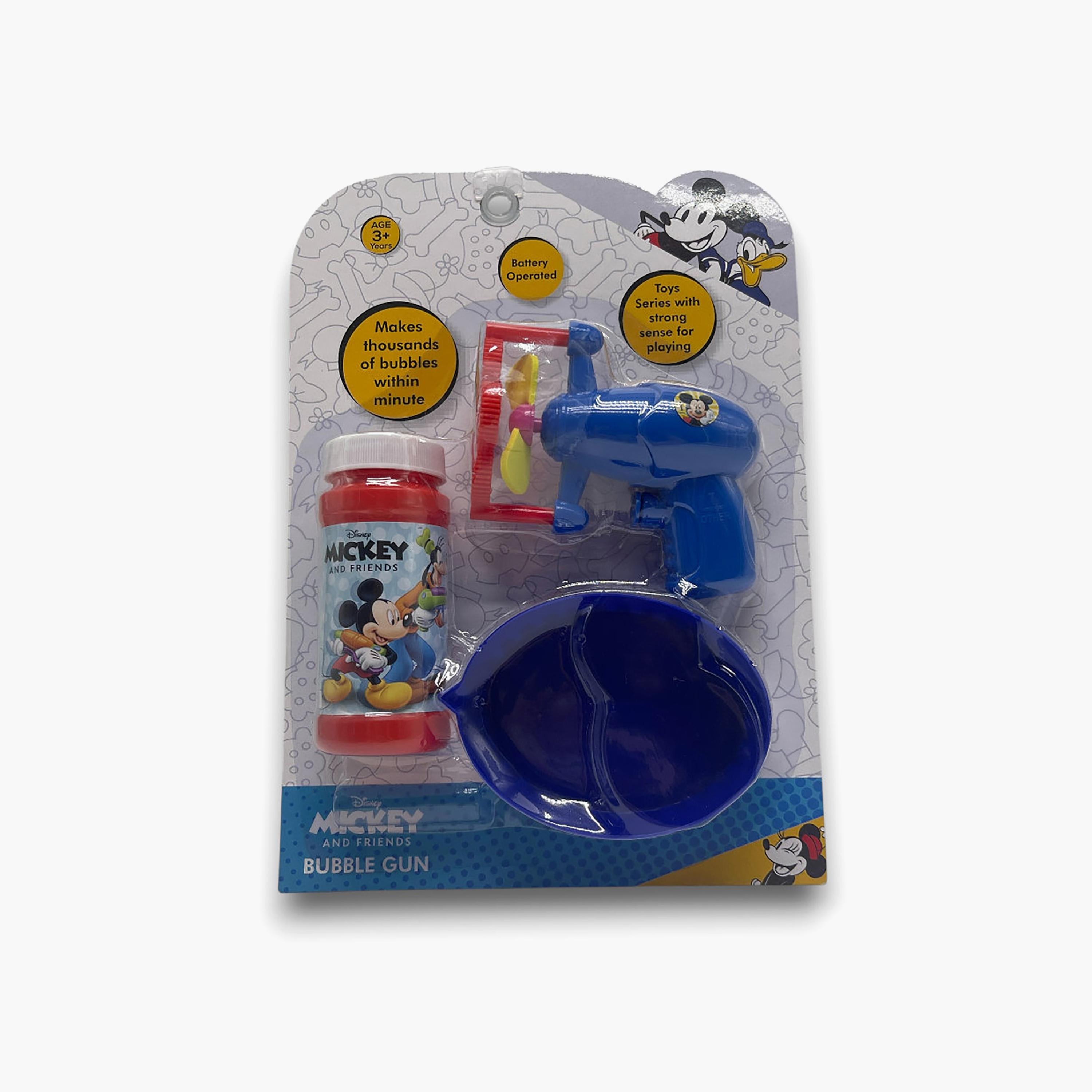 طقم قاذف طائرات ديزني مع طائرتين، ومسدس فقاعات ومضرب - ميكي ماوس ديزني-toys-outdoor-activity-image-3