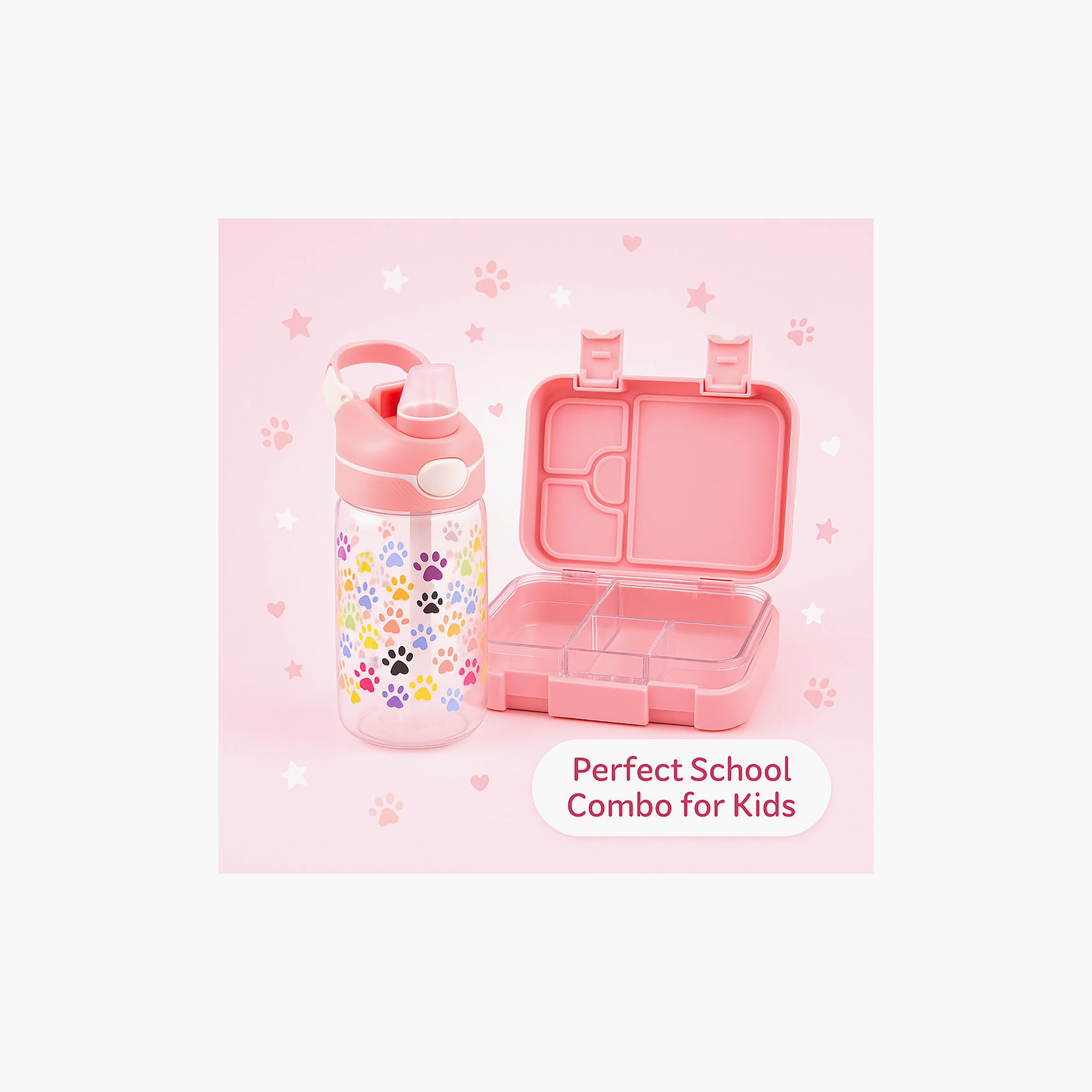 طقم صندوق غداء بينتو خالي من BPA وزجاجة ماء تريتان مانعة للتسرب - 480 مل من كوكوبي-school-lunchessentials-lunchboxes-image-3