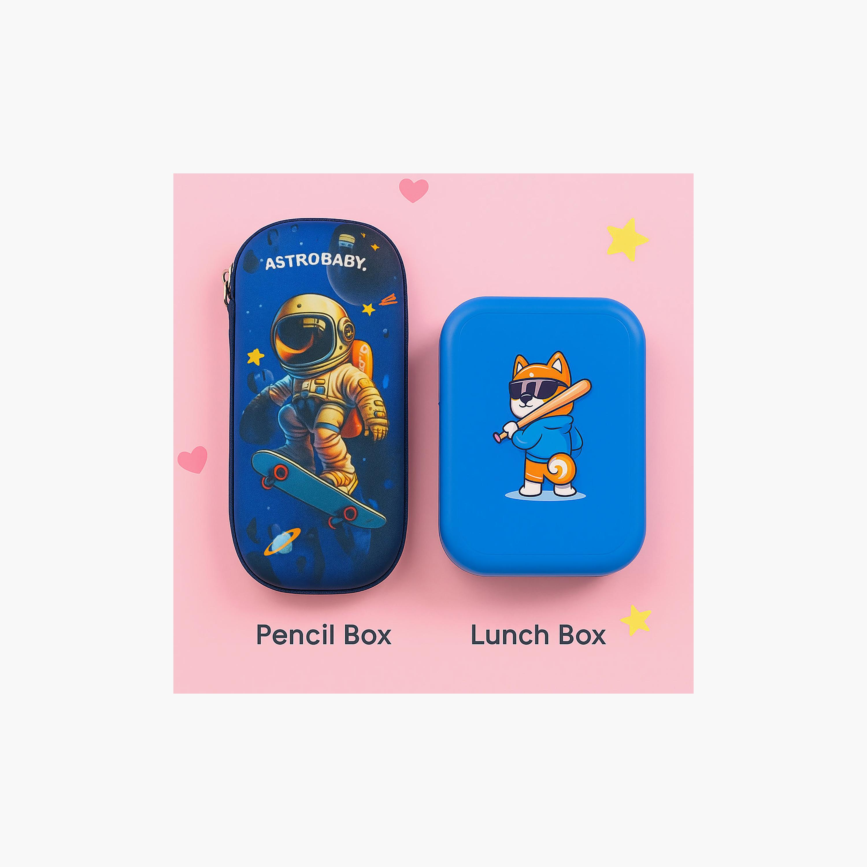 Cocobee Bento Lunch Box with Silicone Seal - 765 ml & Printed Pencil Case Set-school-lunchessentials-lunchboxes-image-3