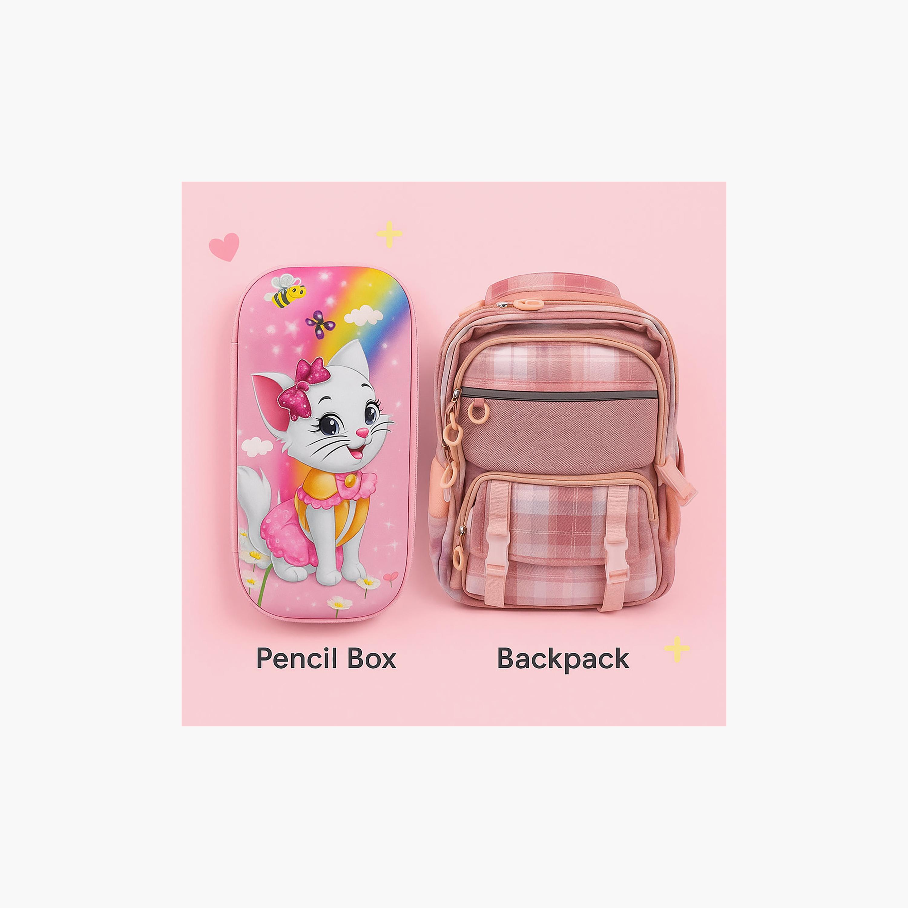 Cocobee Backpack - 15 Inch with Pencil Case - Pink-school-bagsandbackpacks-backpacks-image-3