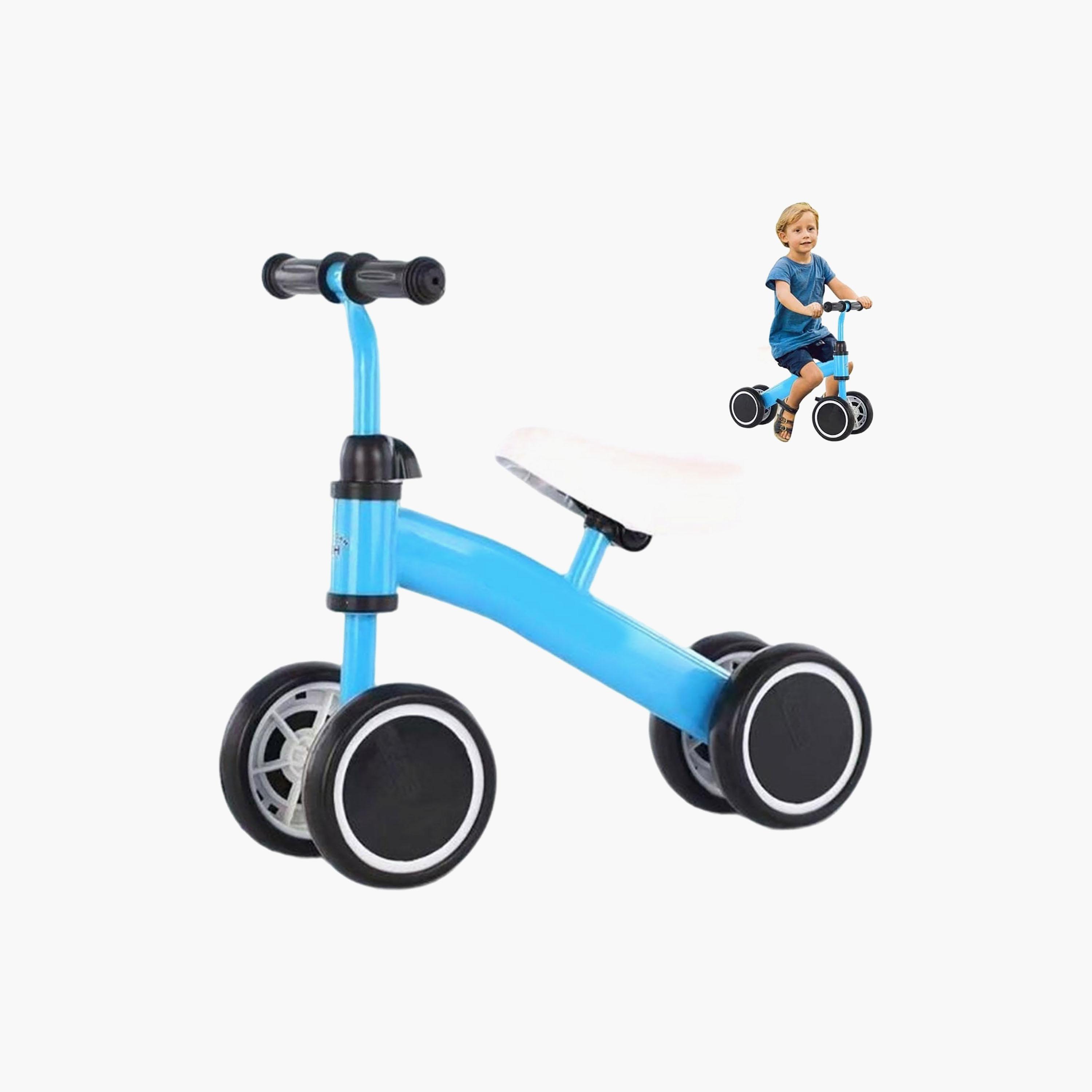 Starmarz Premium 4-Wheel Balance Training Bike - 1-5 Years - Blue-toys-outdoor-bikesandrideons-bikes-image-2