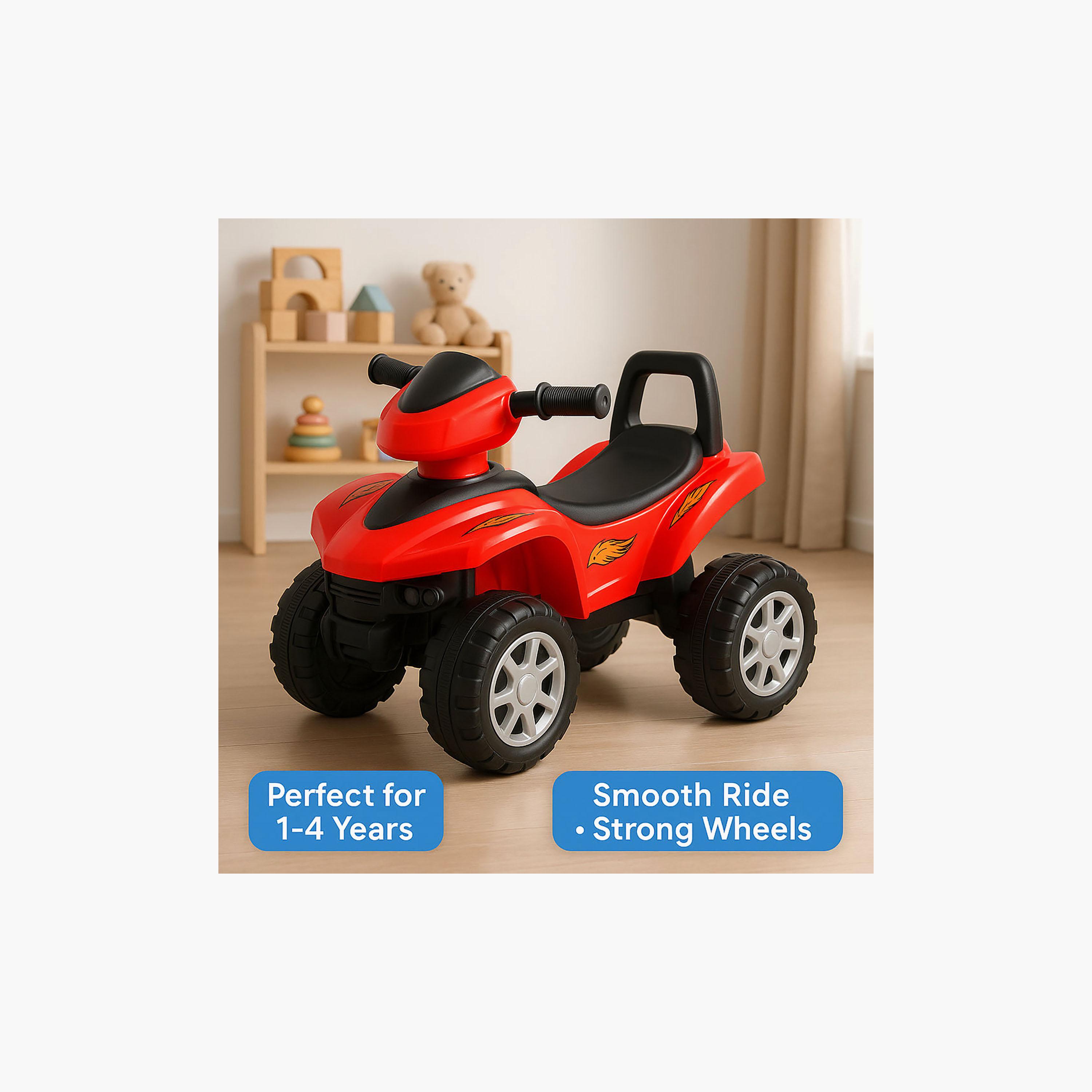 Starmarz Premium 4-Wheel Mini Quad Ride-On ATV with Steering Handle - 1-5 Years - Red-toys-outdoor-bikesandrideons-electricvehicles-image-2