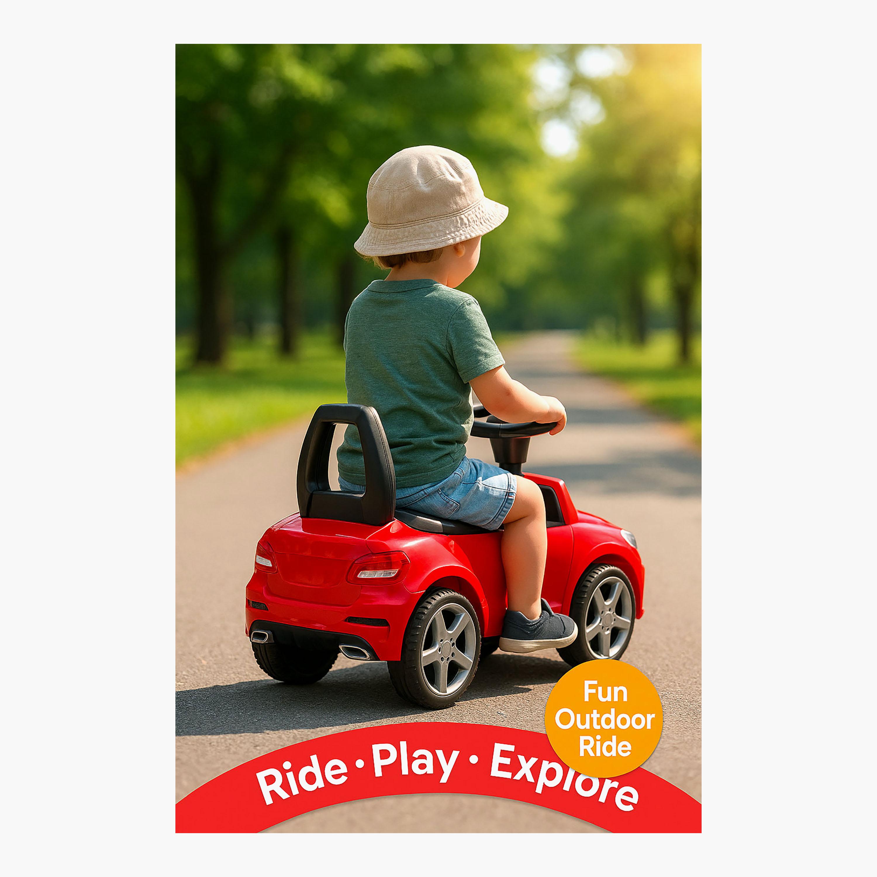 Starmarz Premium Foot-to-Floor Ride-On Push Car - 1-5 Years - Red-toys-outdoor-bikesandrideons-manualrideons-image-3