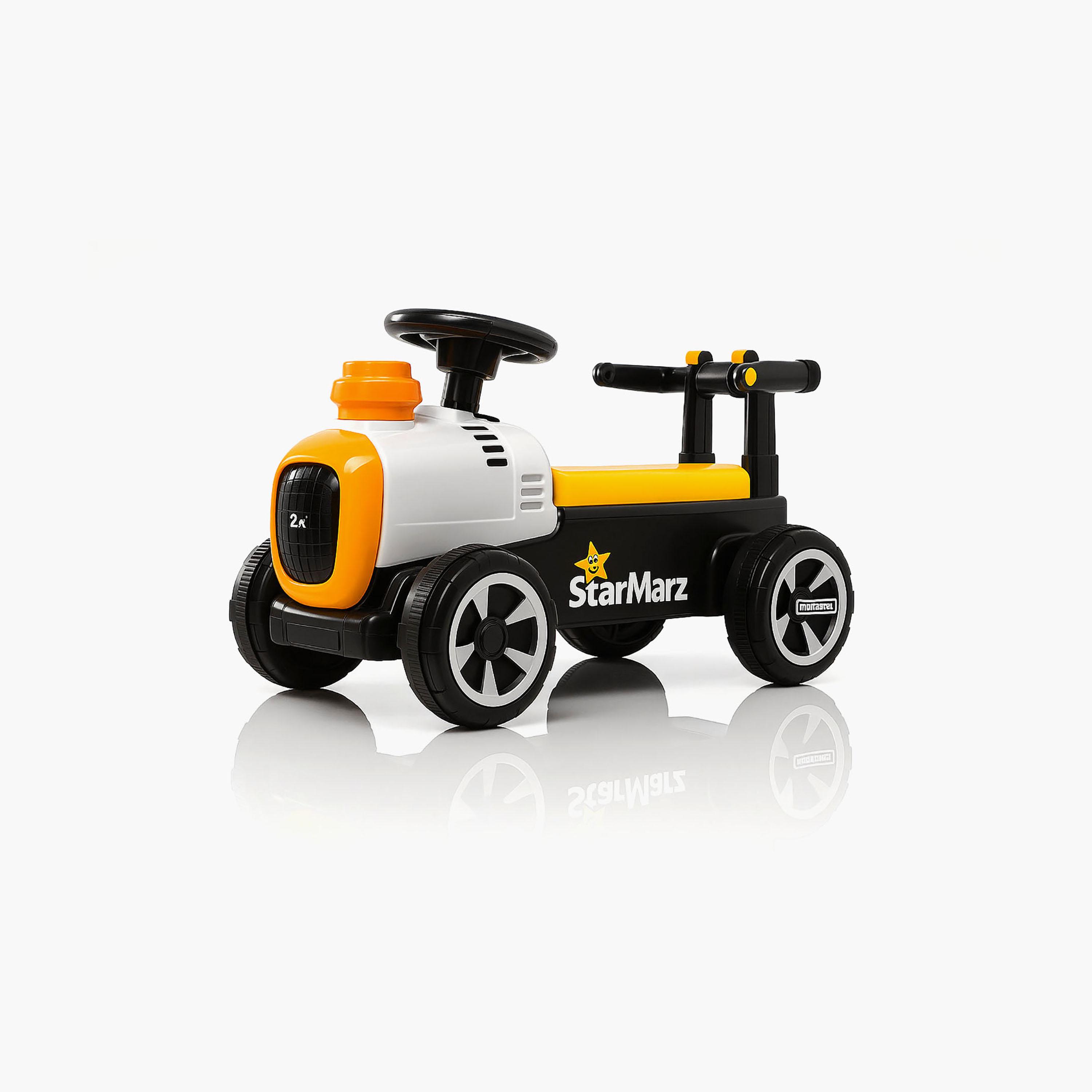 Starmarz Premium Foot-to-Floor Ride-On Tractor - 1-5 Years - Yellow & Black-toys-outdoor-bikesandrideons-manualrideons-image-1