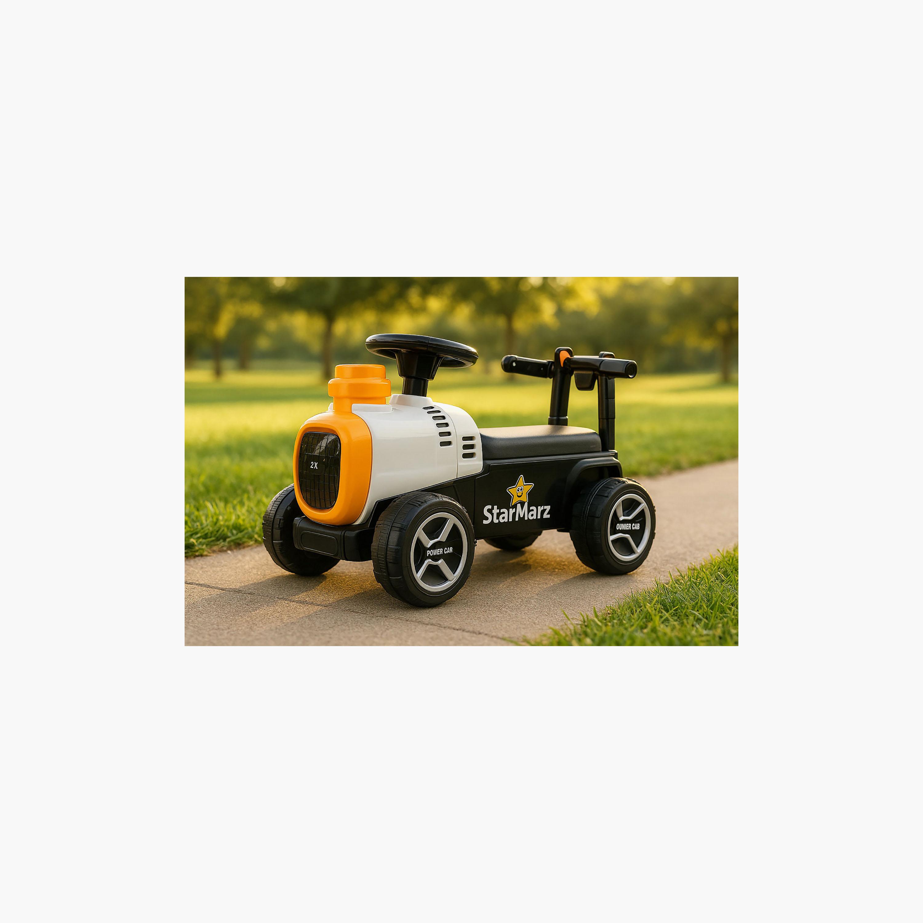 Starmarz Premium Foot-to-Floor Ride-On Tractor - 1-5 Years - Yellow & Black-toys-outdoor-bikesandrideons-manualrideons-image-3