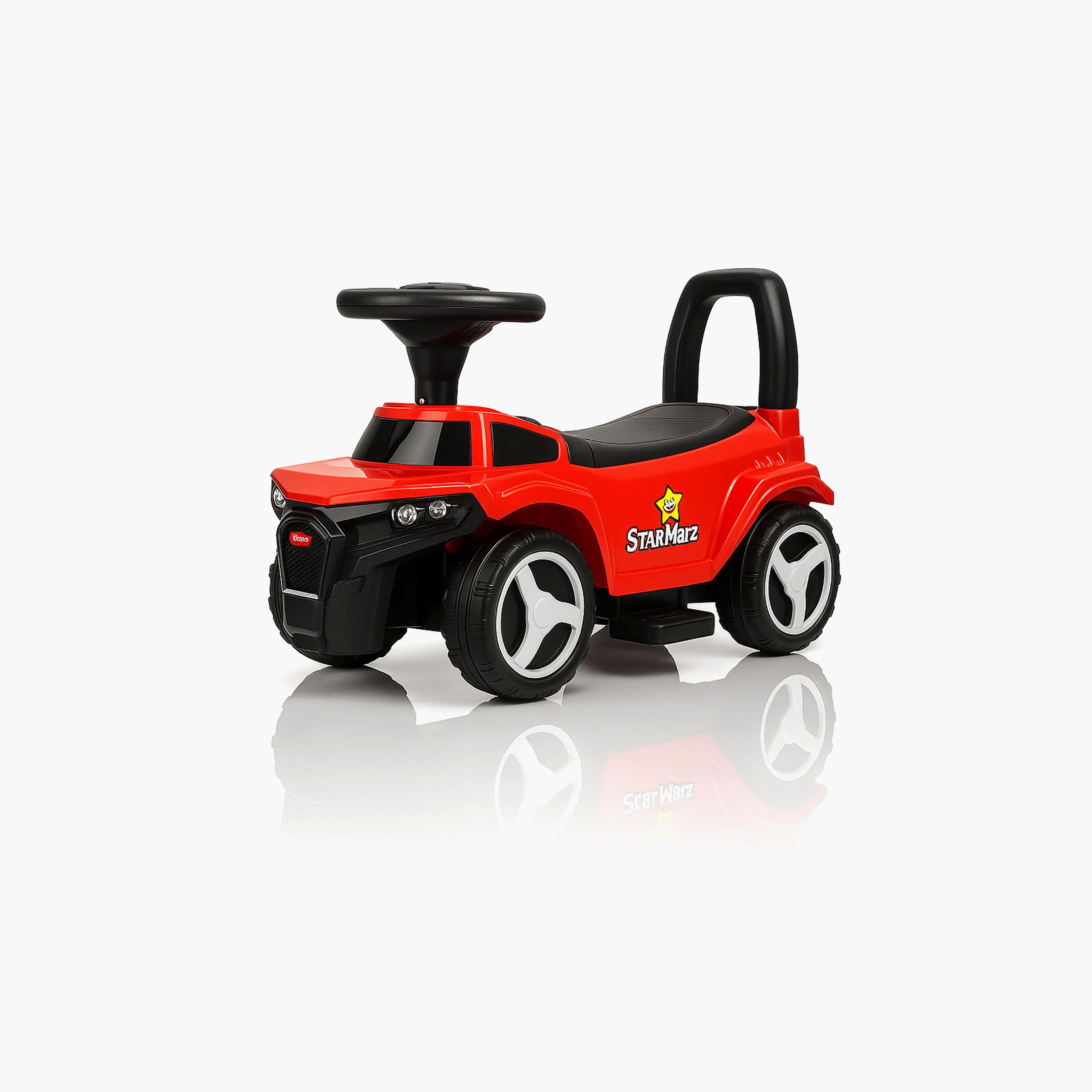 Starmarz Premium Foot-to-Floor Construction Ride-On Car - 1-5 Years - Red-toys-outdoor-bikesandrideons-manualrideons-image-1