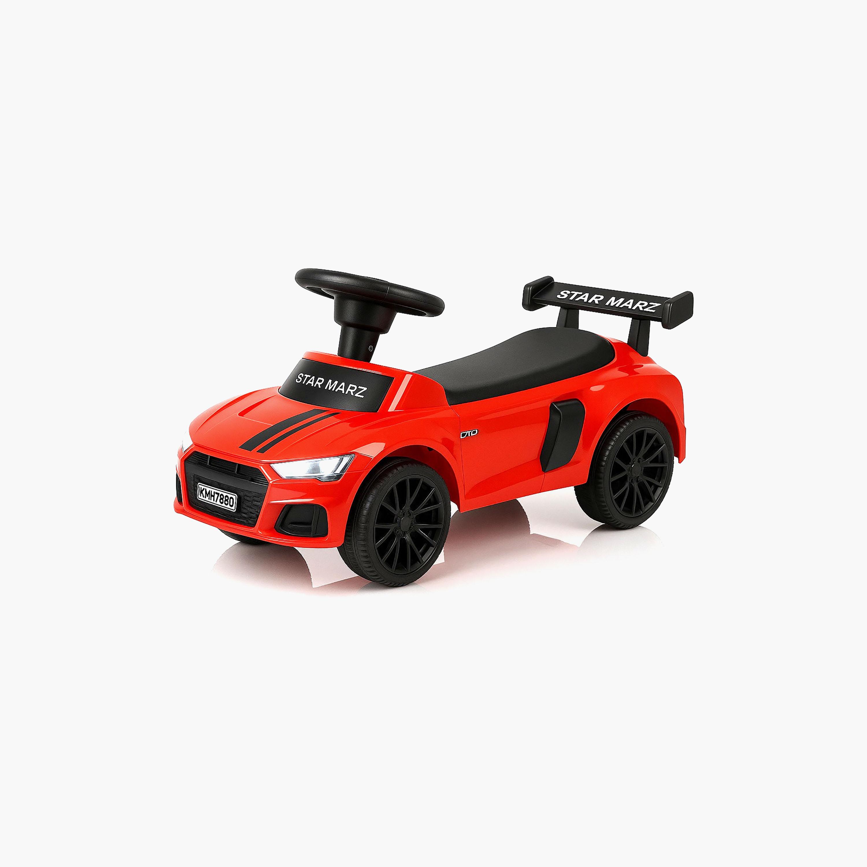 Starmarz Premium Foot-to-Floor Sports Ride-On Car - 1-5 Years - Red-toys-outdoor-bikesandrideons-manualrideons-image-1