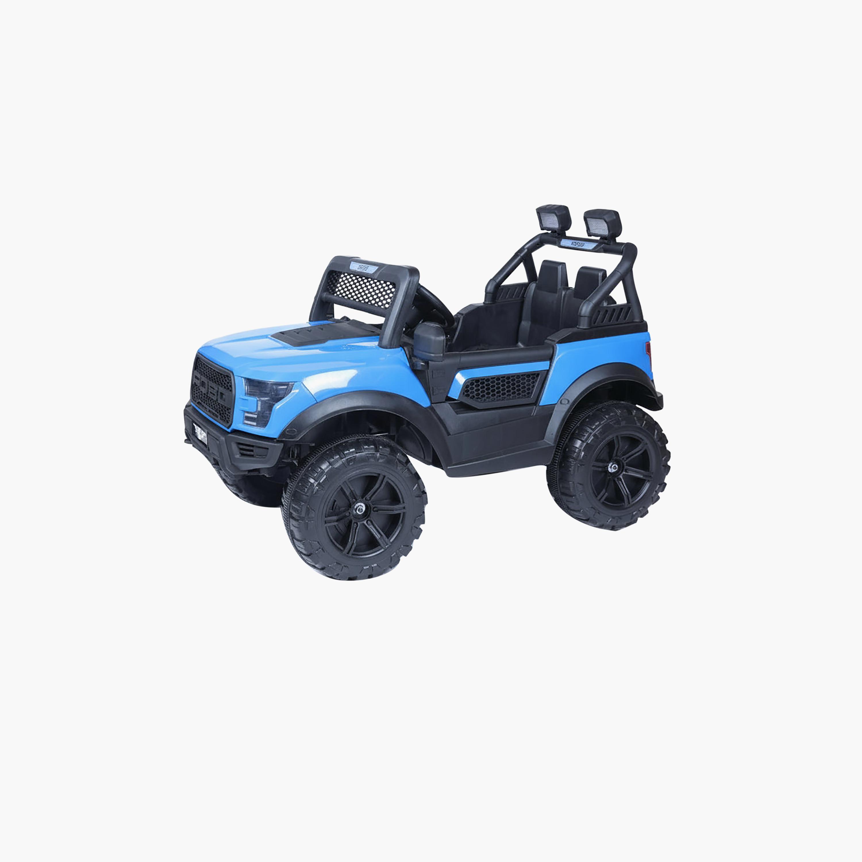 Urban Tots 12V Battery Operated Jeep with Music & LED Lights - Blue-toys-outdoor-bikesandrideons-electricvehicles-image-2