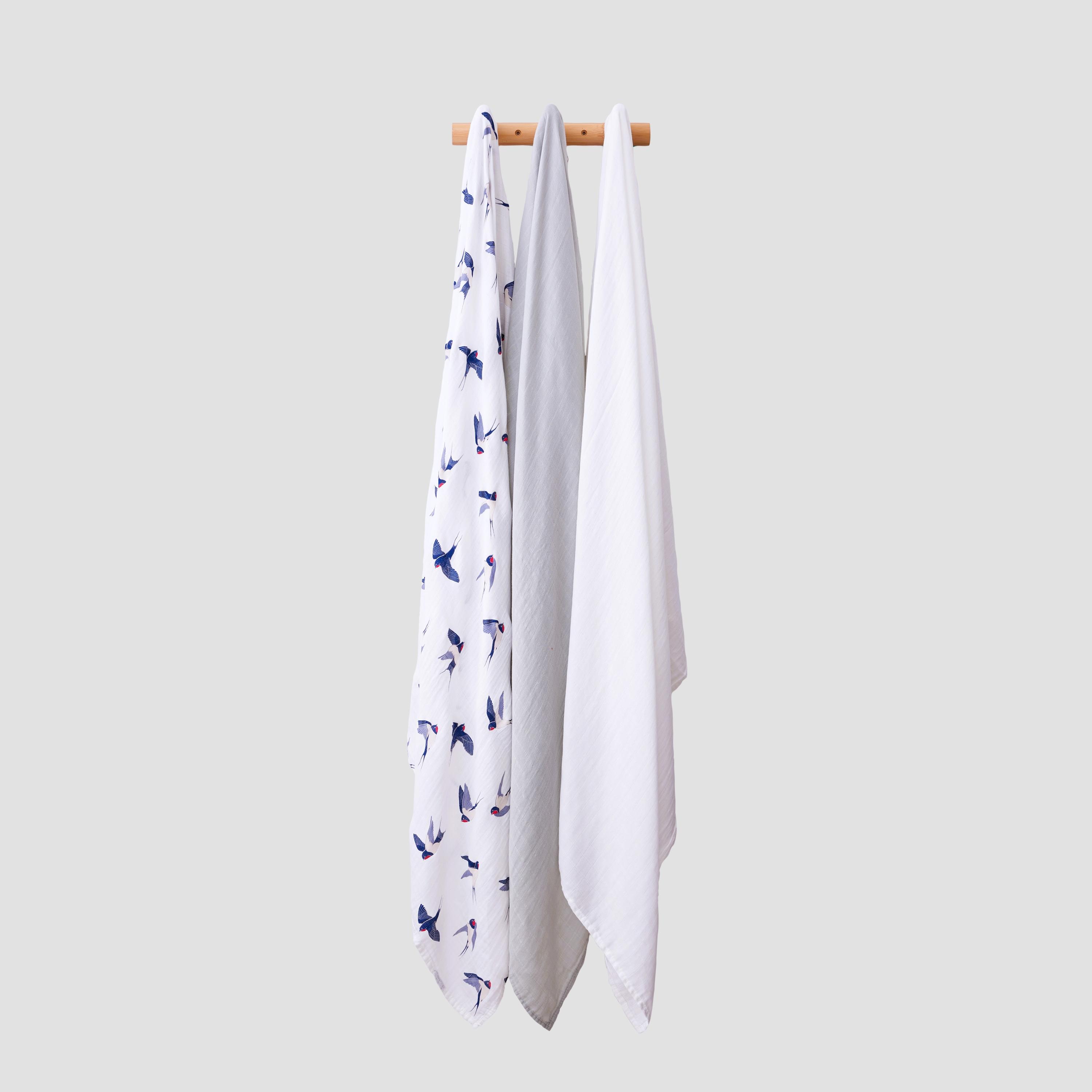 Anvi Baby 3-Piece Organic Bamboo Swaddle-baby-nursery-blanketsandswaddles-blanketsandquilts-image-2