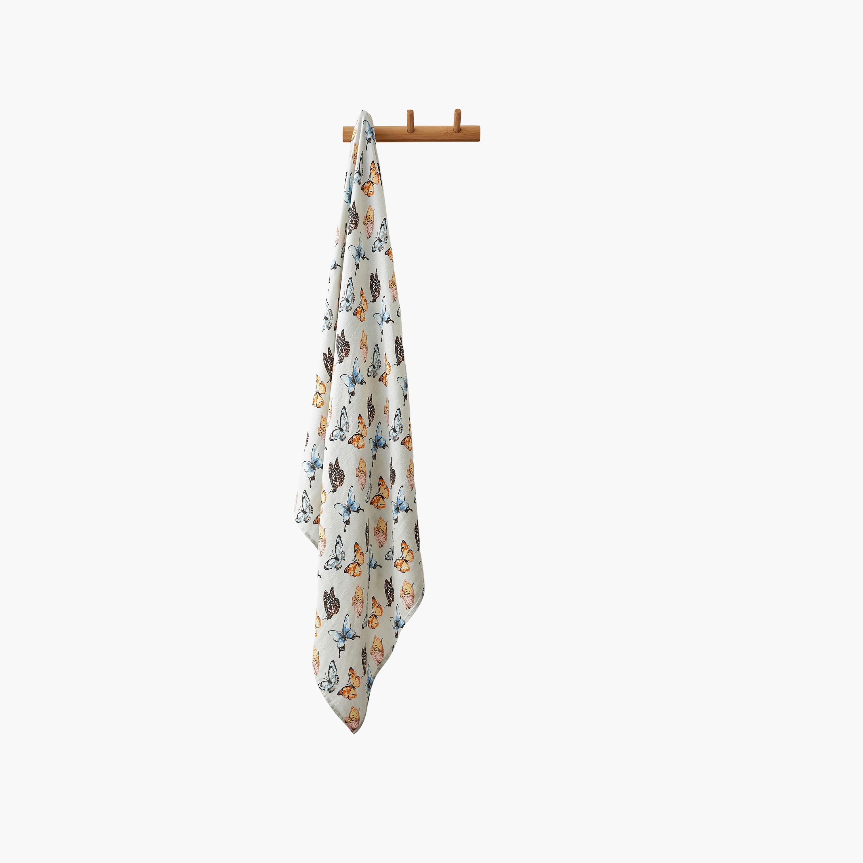 Anvi Baby 3-Piece Muslin Bamboo Swaddle - Multicolour-baby-nursery-blanketsandswaddles-blanketsandquilts-image-1