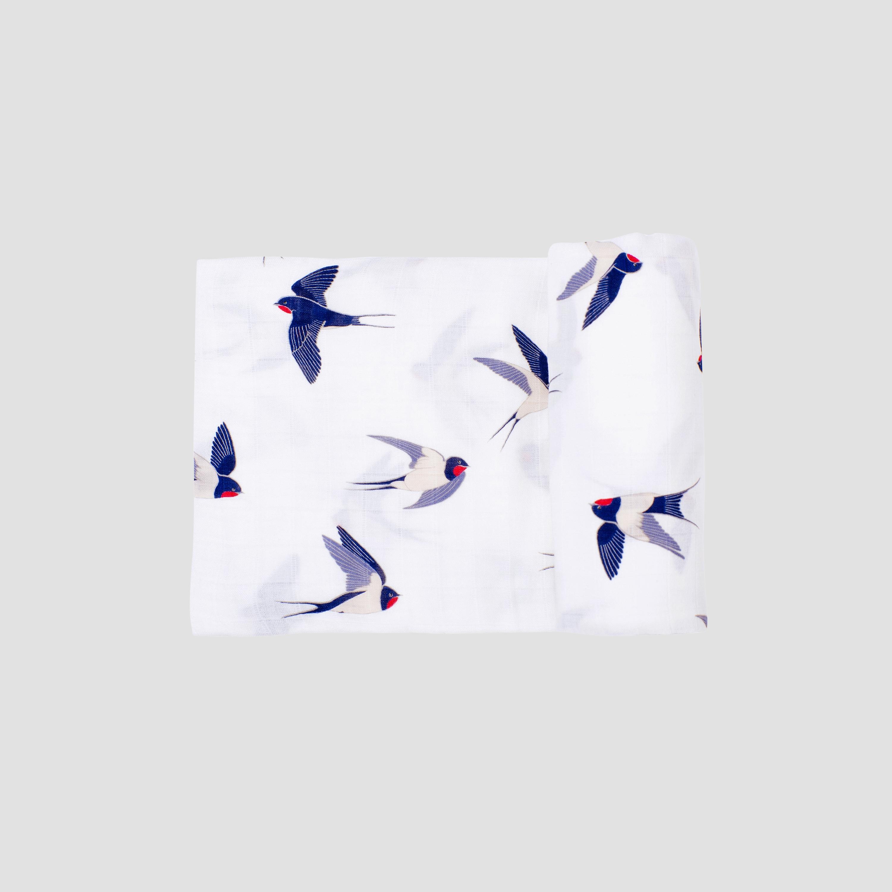 Anvi Baby Muslin Bamboo Swaddle - The Shallow Organic-baby-nursery-blanketsandswaddles-blanketsandquilts-image-1