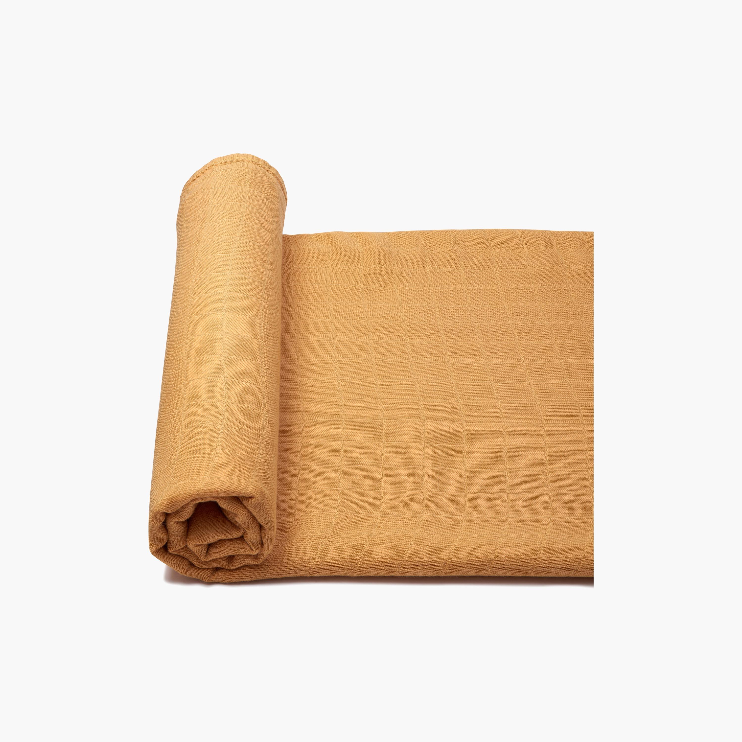 Anvi Baby 2-Piece Organic Muslin Swaddle - Smoky Sun-baby-nursery-blanketsandswaddles-blanketsandquilts-image-2