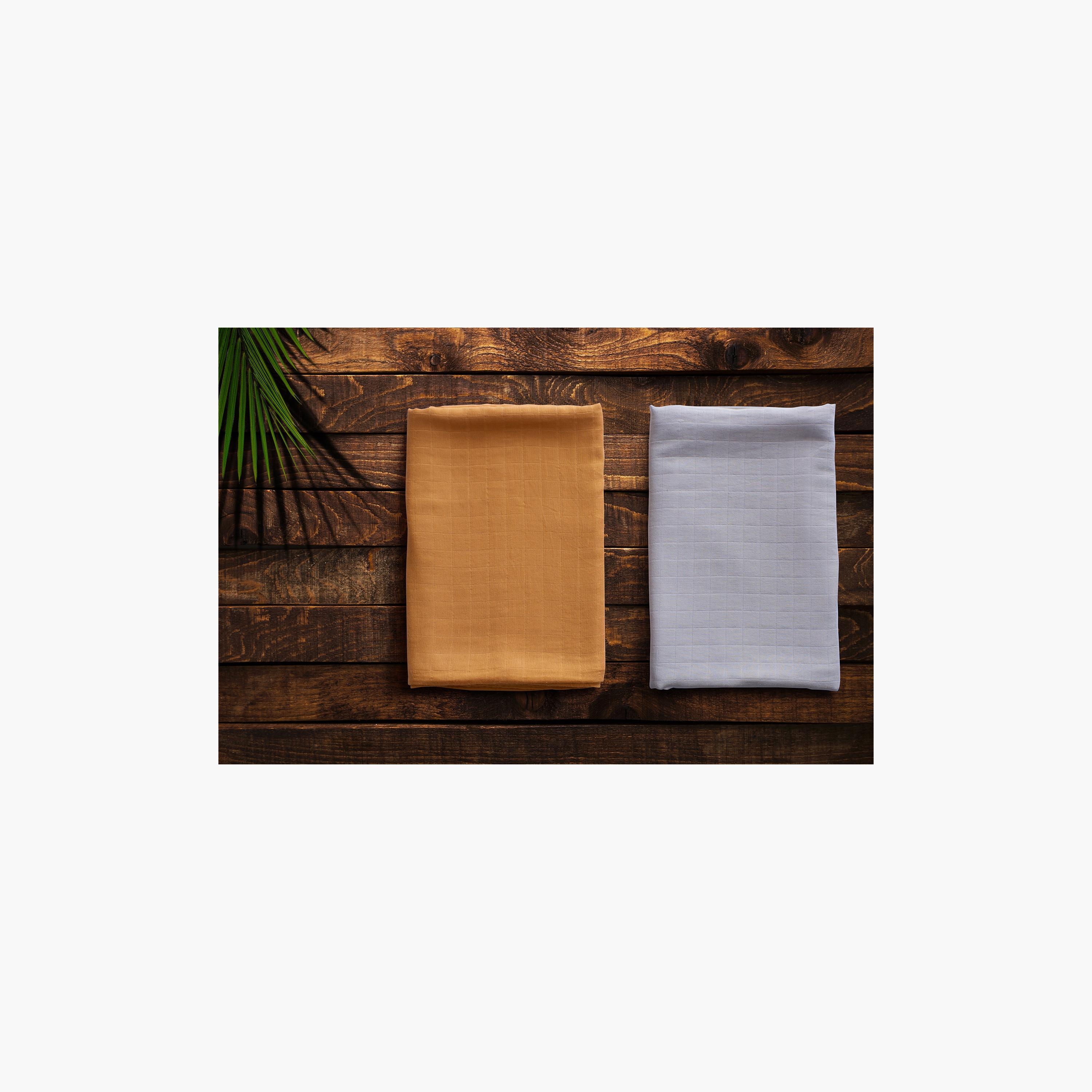 Anvi Baby 2-Piece Organic Muslin Swaddle - Smoky Sun-baby-nursery-blanketsandswaddles-blanketsandquilts-image-4