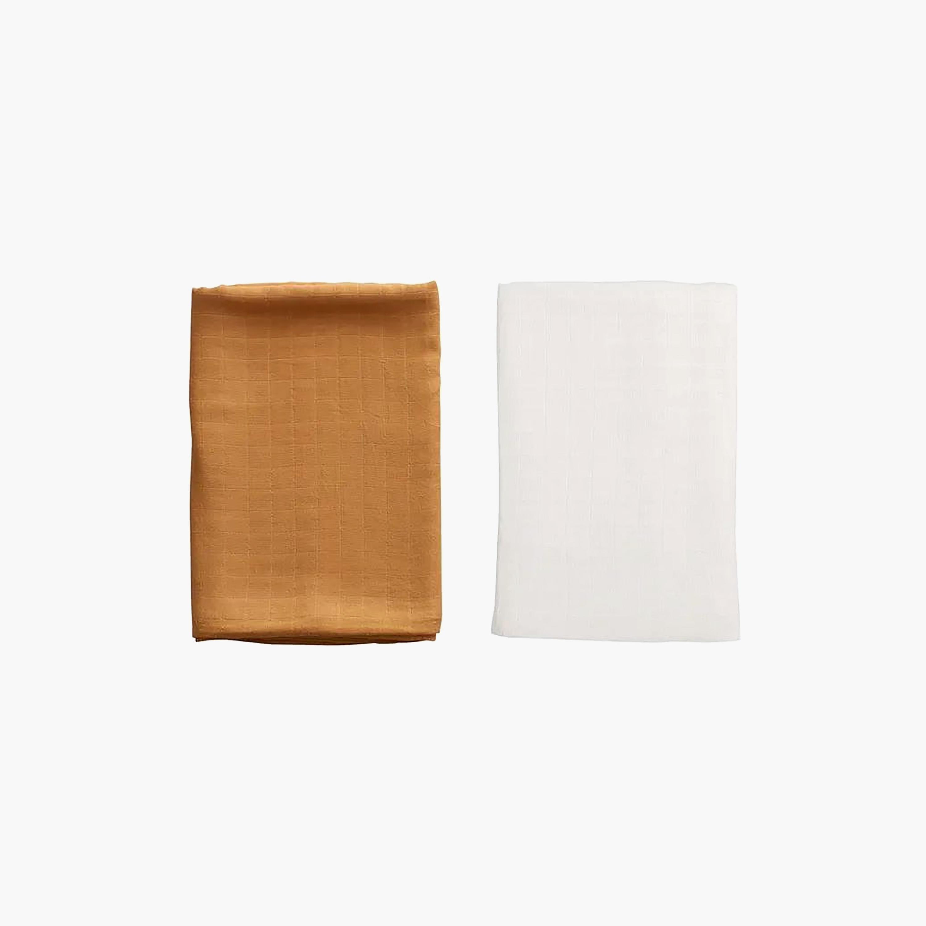 Anvi Baby Organic Bamboo Swaddle Pack of 2 - Sunbeam-baby-nursery-blanketsandswaddles-blanketsandquilts-image-1