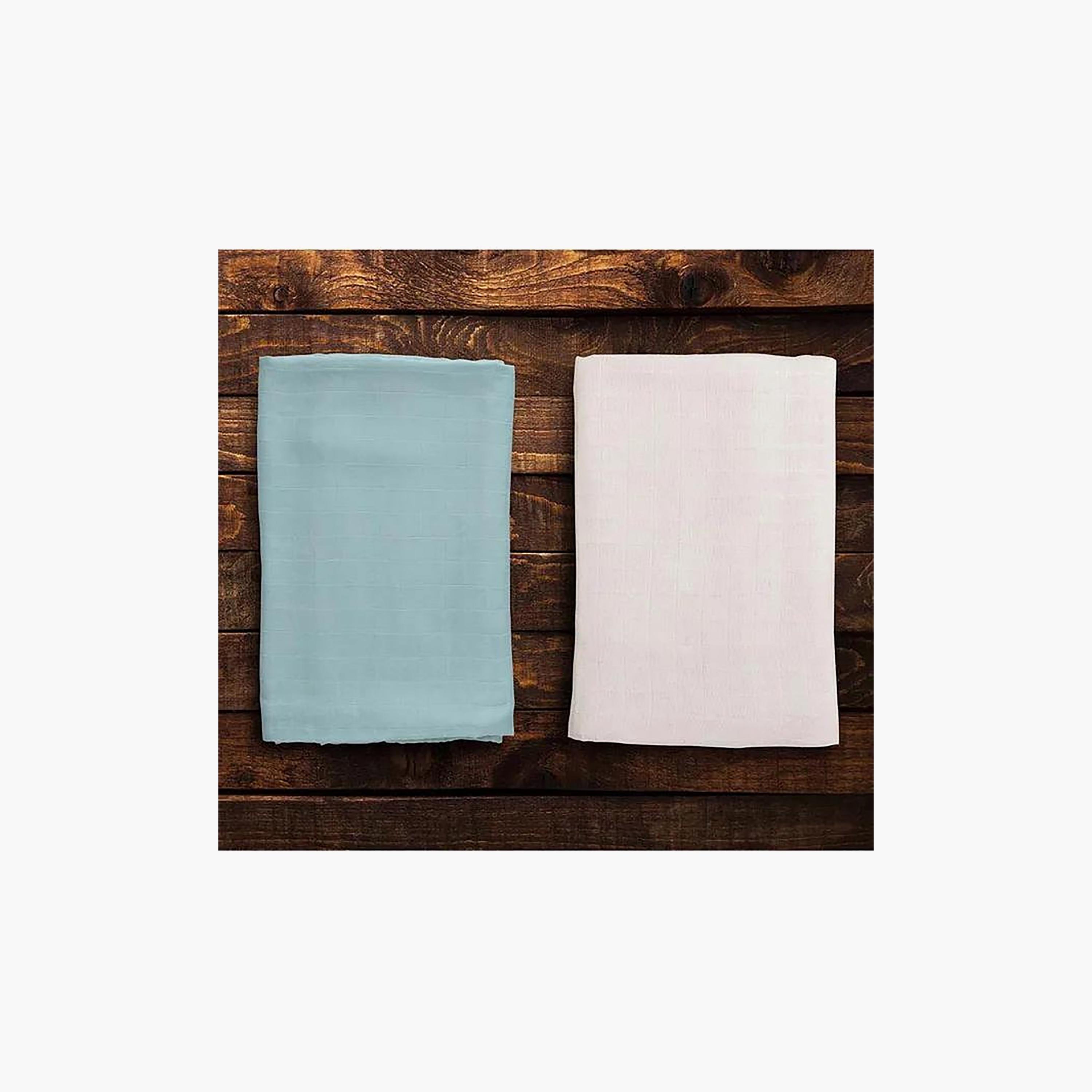 Anvi Baby 2-Piece Organic Bamboo Muslin Swaddle - Cloudy Sky-baby-nursery-blanketsandswaddles-blanketsandquilts-image-3