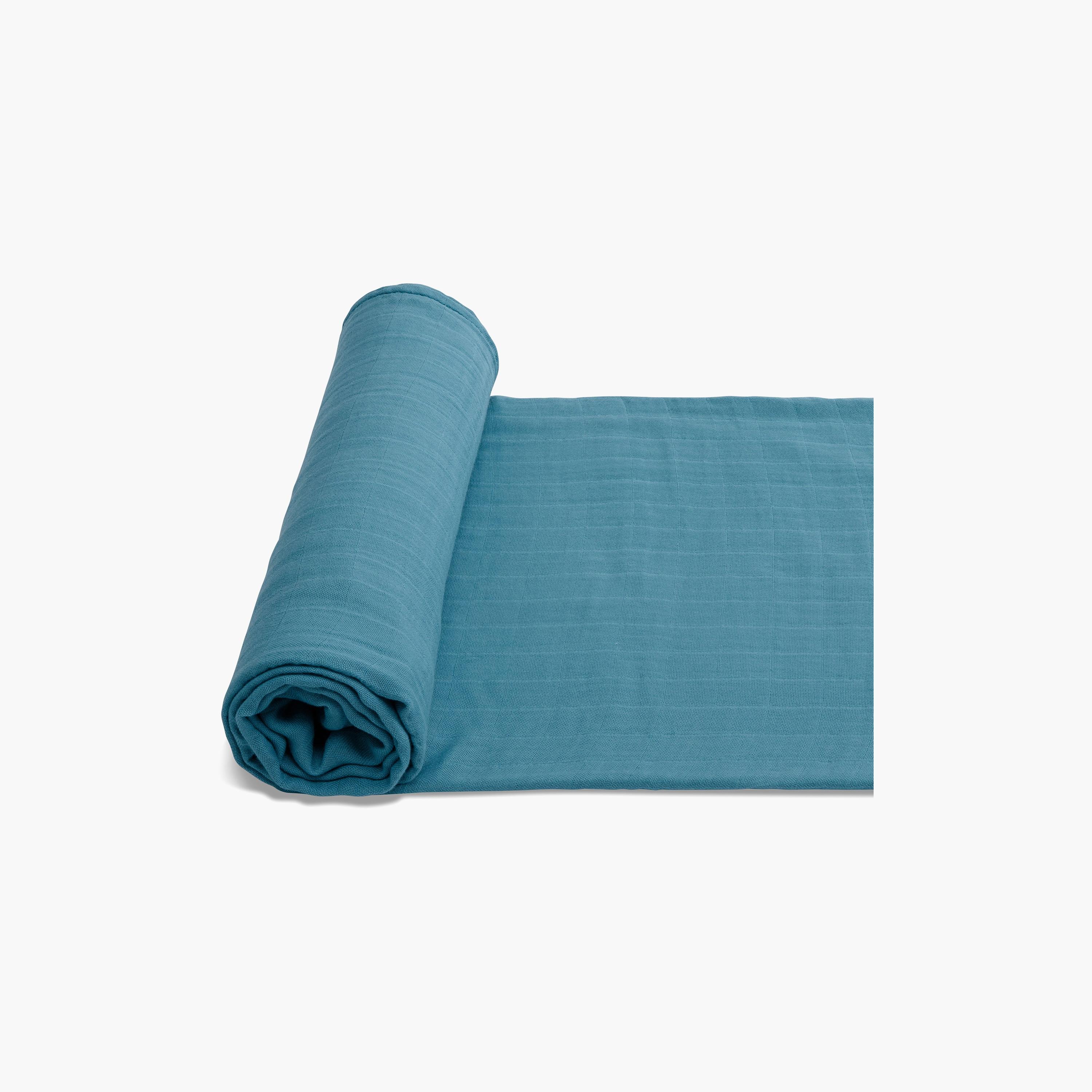Anvi Baby Organic Bamboo Swaddle & Beanie Set - 0-5 Months-baby-nursery-blanketsandswaddles-blanketsandquilts-image-4