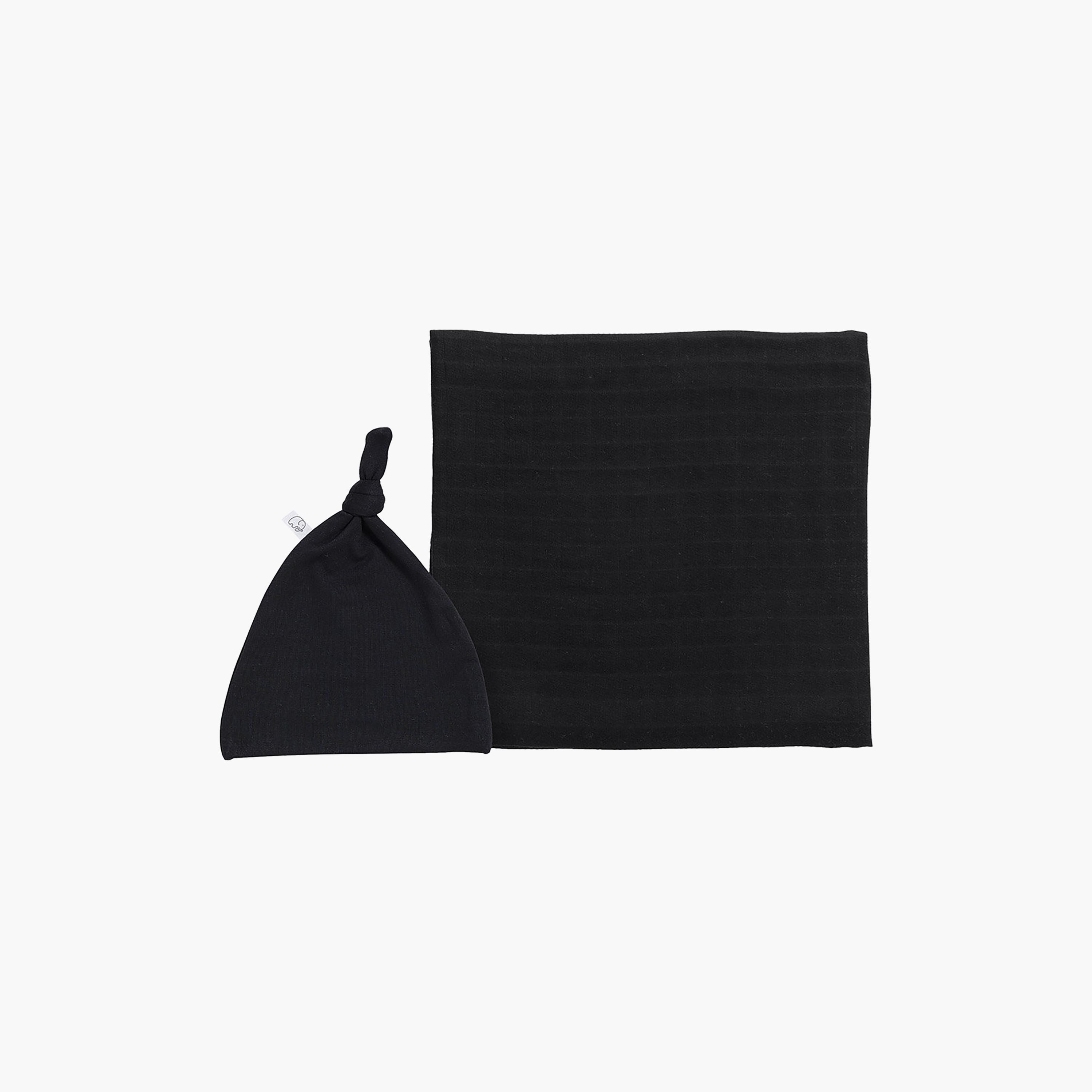 Anvi Baby Organic Bamboo Swaddle & Beanie Set - 0-5 Months-baby-nursery-blanketsandswaddles-blanketsandquilts-image-2