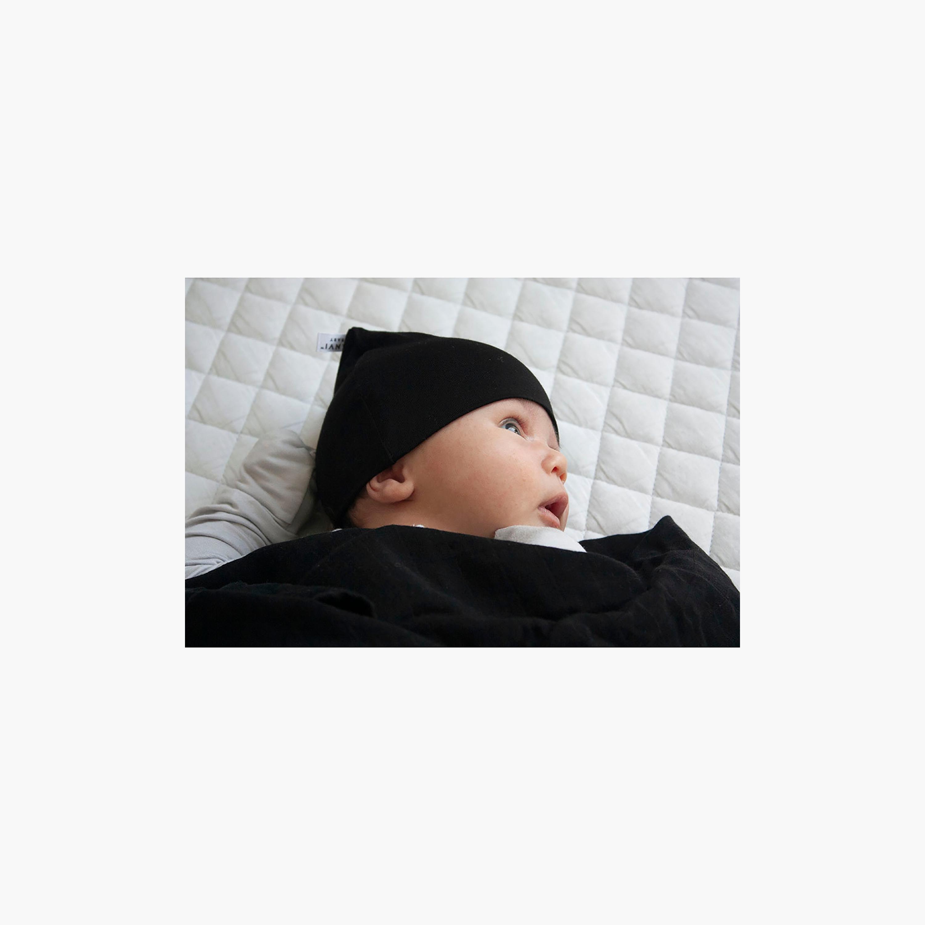 Anvi Baby Organic Bamboo Swaddle & Beanie Set - 0-5 Months-baby-nursery-blanketsandswaddles-blanketsandquilts-image-5