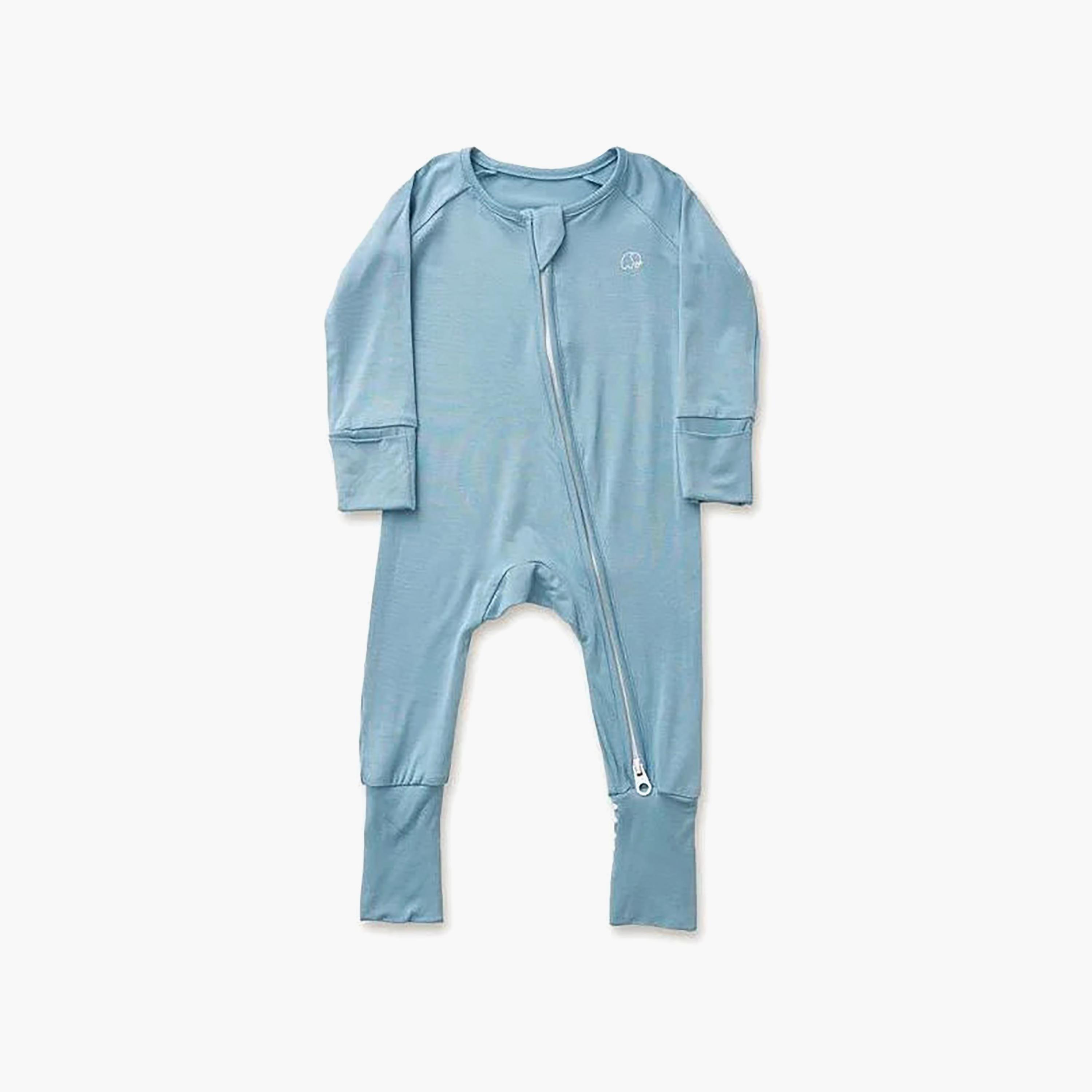 Anvi Baby Organic Bamboo Zipper Rompers-baby-boys-clothing-rompers-image-1