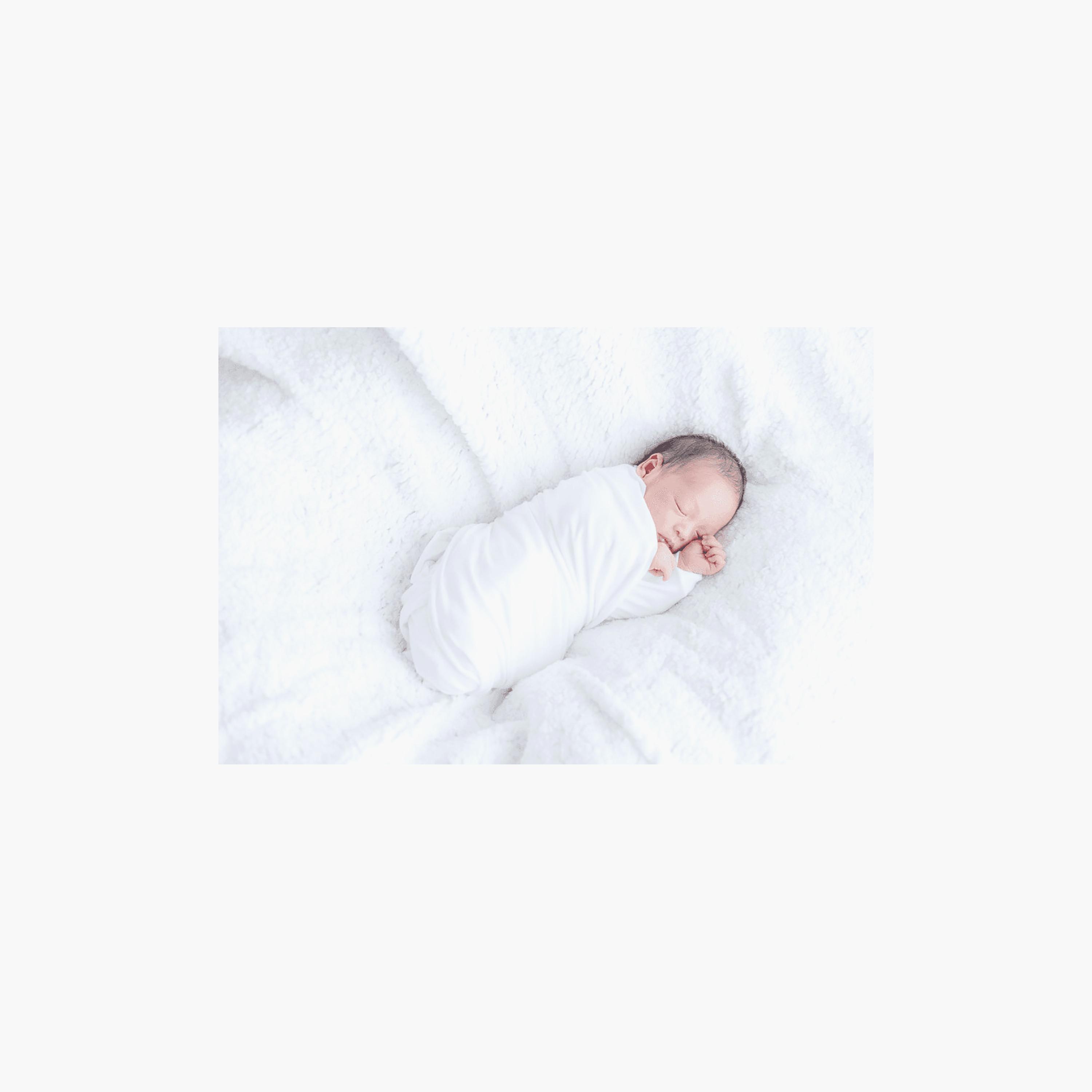 طقم قماط قطن 3 قطع - بالونات - أبيض من أنفي بيبي-baby-nursery-blanketsandswaddles-blanketsandquilts-image-5