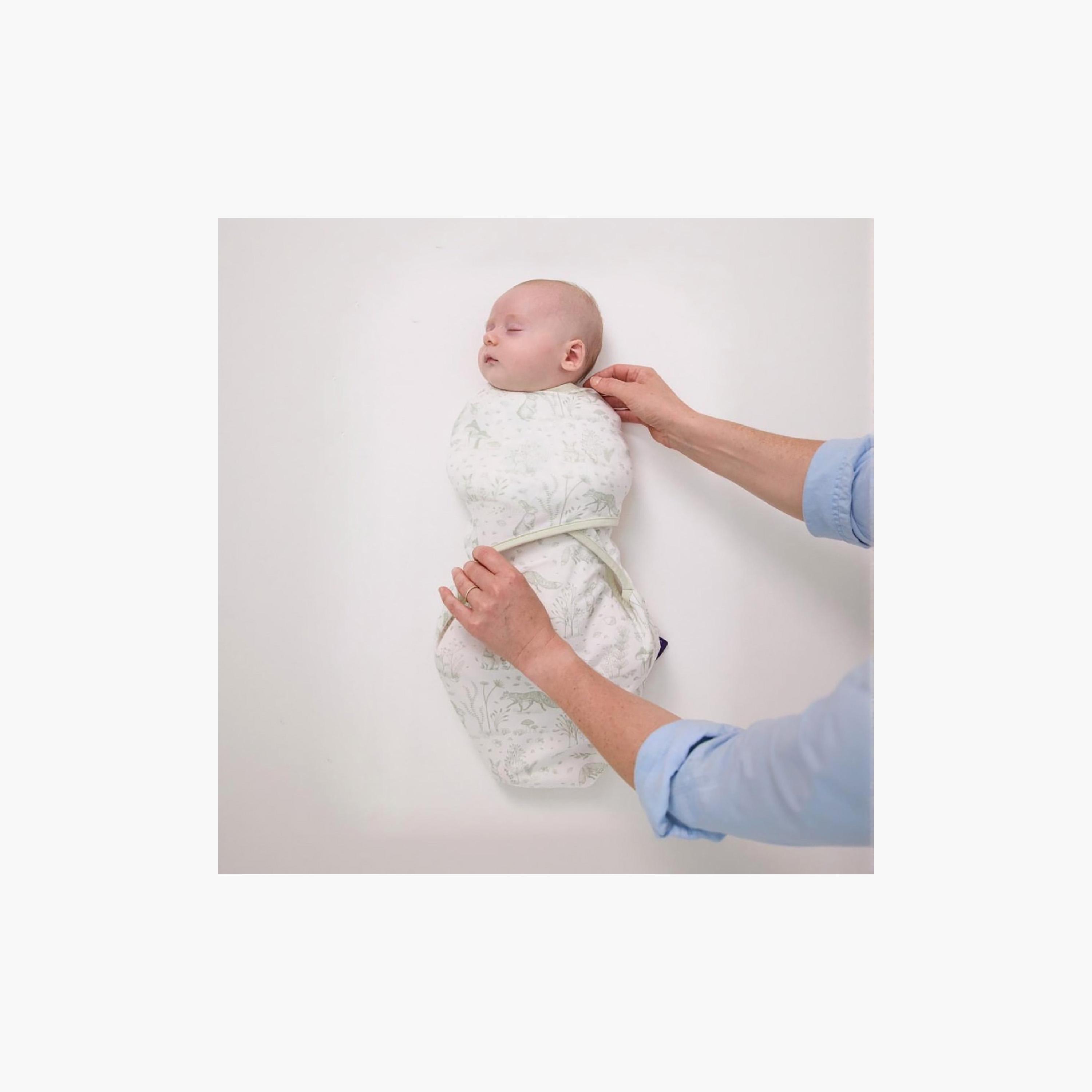 قماط كليفا سليب القابل للتعديل "فورست فريندز" من كليفا ماما - من 0 إلى 3 أشهر-baby-nursery-blanketsandswaddles-swaddlesandsleepingbags-image-3