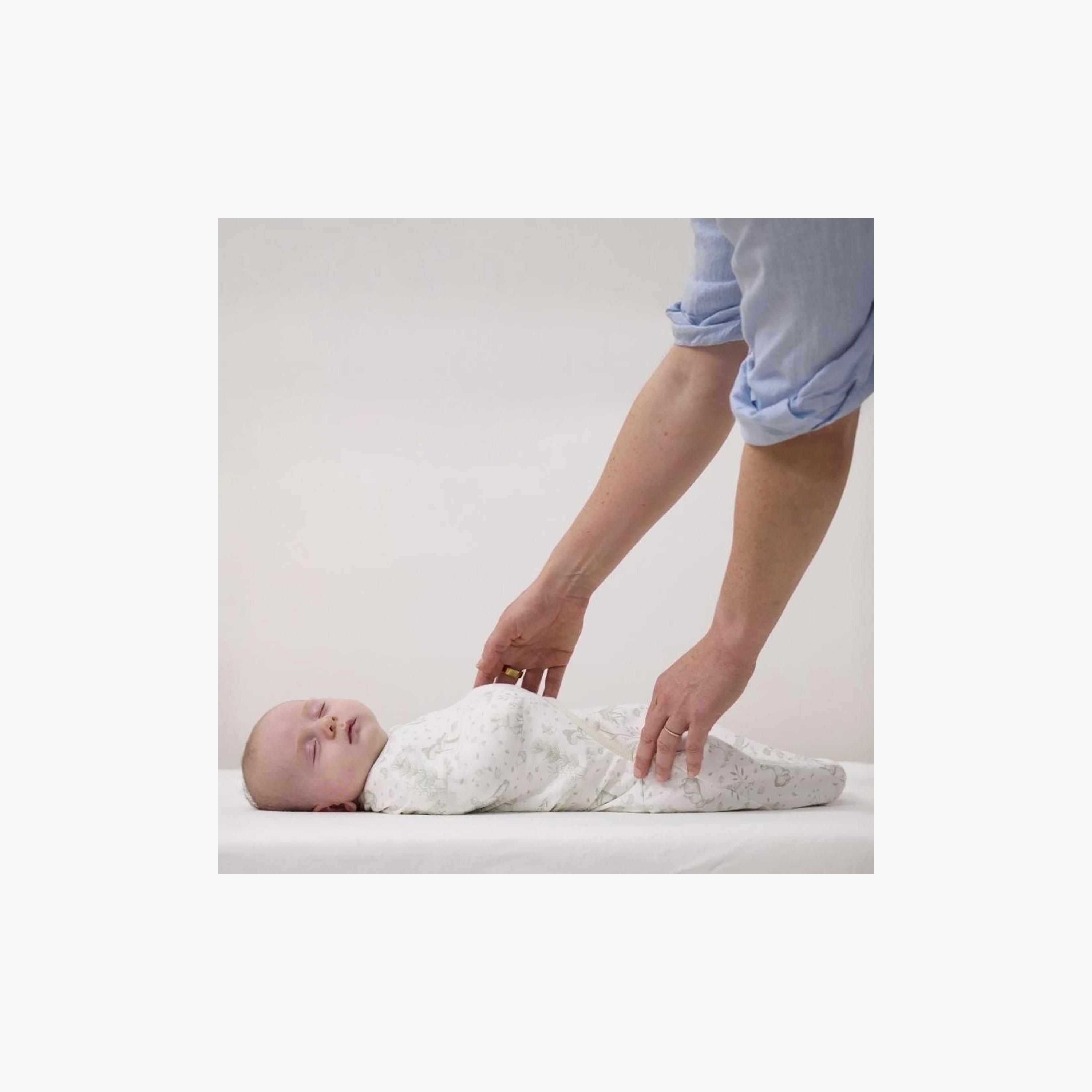 قماط كليفا سليب القابل للتعديل "فورست فريندز" من كليفا ماما - من 0 إلى 3 أشهر-baby-nursery-blanketsandswaddles-swaddlesandsleepingbags-image-4