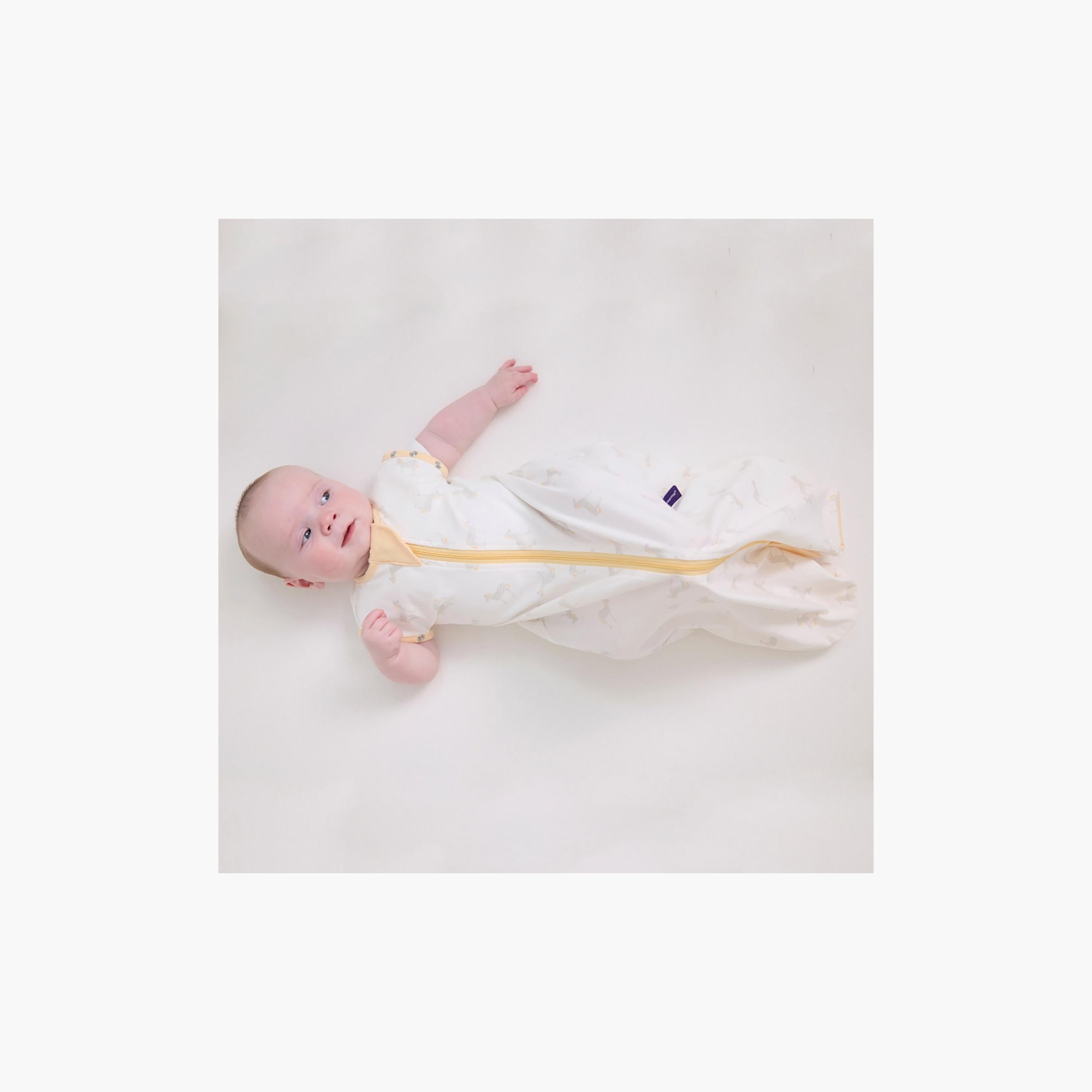 Clevamama 0.2 Tog Adjustable ClevaSleep DreamSuit - Zebra - 0-9 Months-baby-nursery-blanketsandswaddles-swaddlesandsleepingbags-image-3