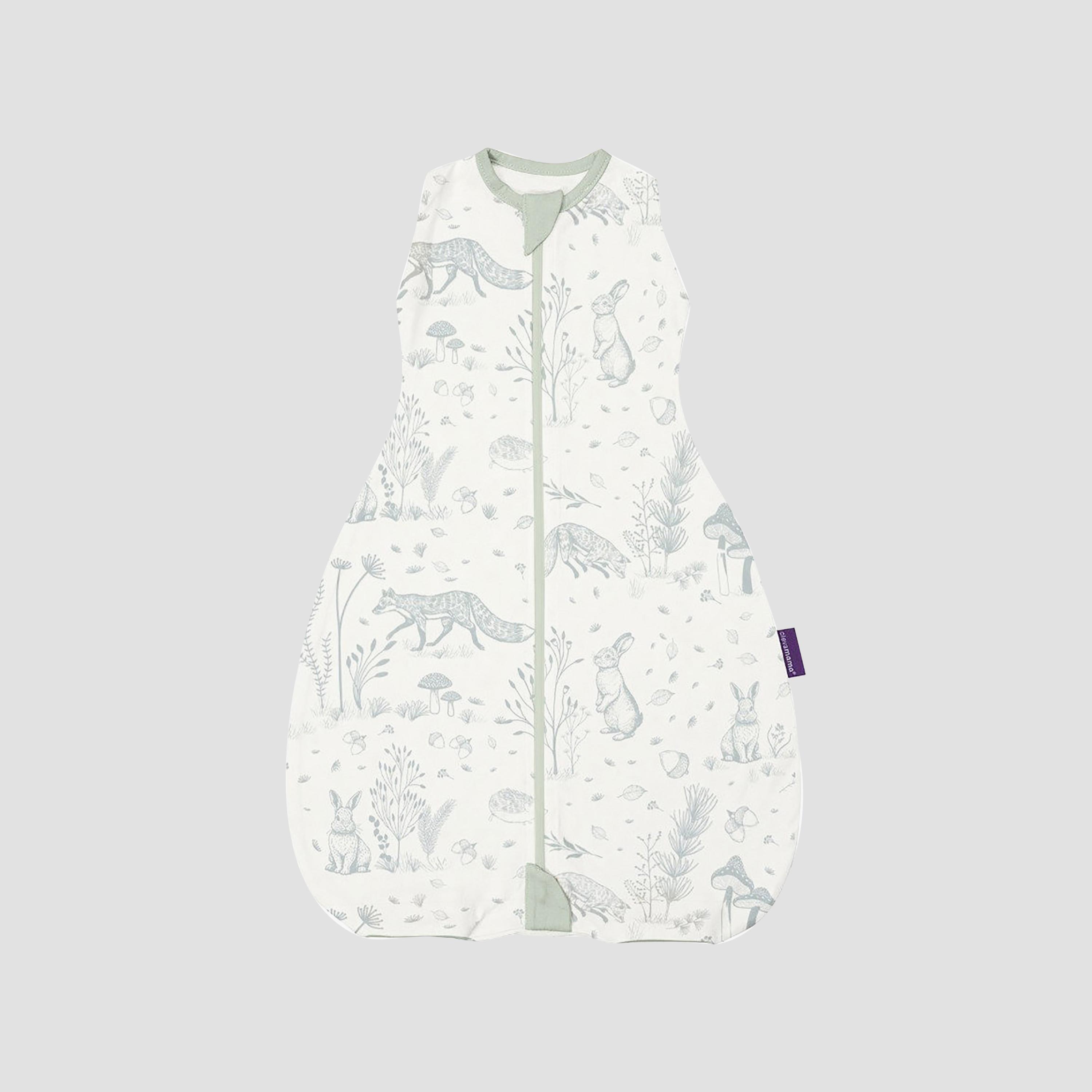Clevamama 0.2 Tog Adjustable ClevaSleep DreamSuit - Forest Friends - 0-9 Months-baby-nursery-blanketsandswaddles-swaddlesandsleepingbags-image-2