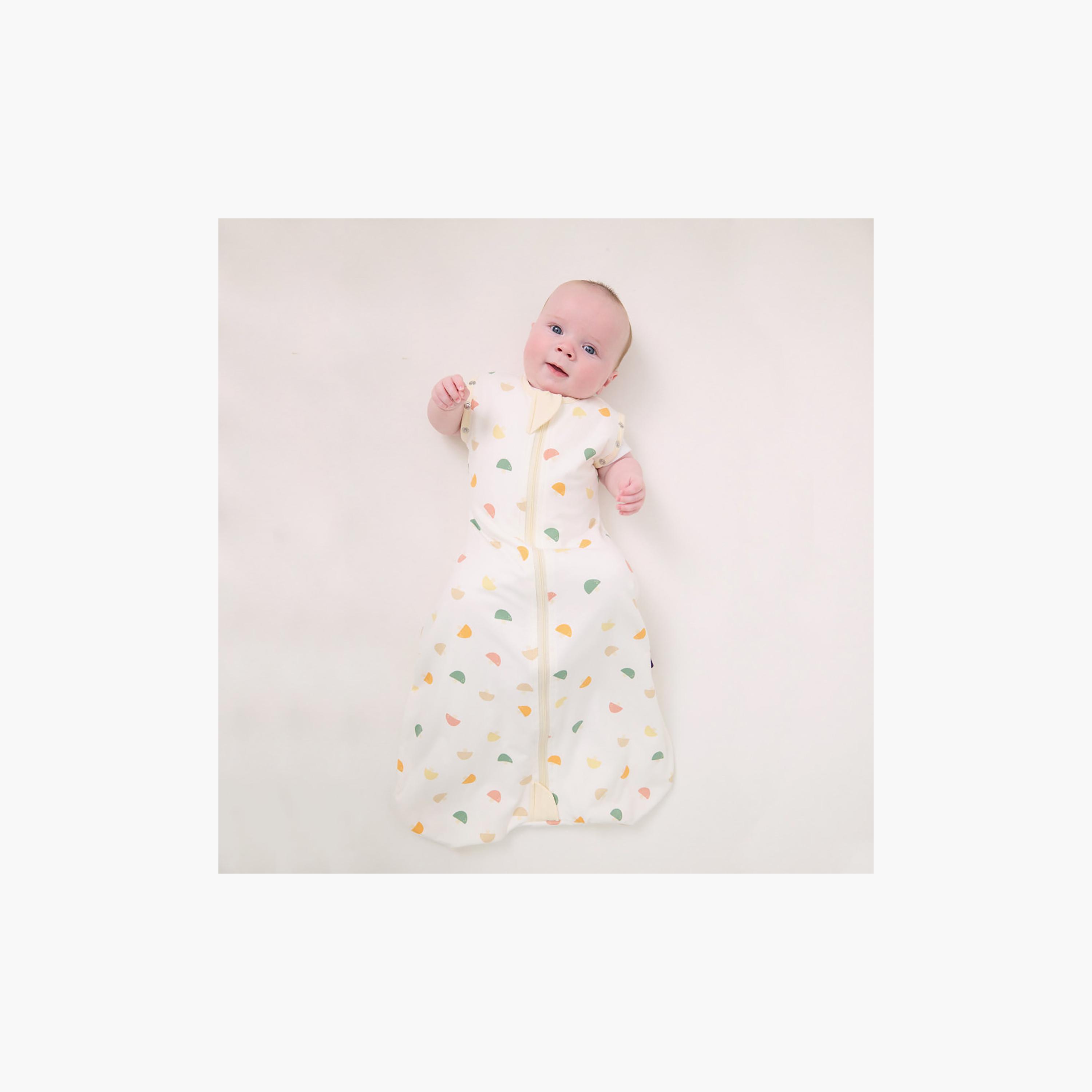 Clevamama 1.0 Tog Adjustable ClevaSleep DreamSuit - Mushroom - 0-9 Months-baby-nursery-blanketsandswaddles-swaddlesandsleepingbags-image-3