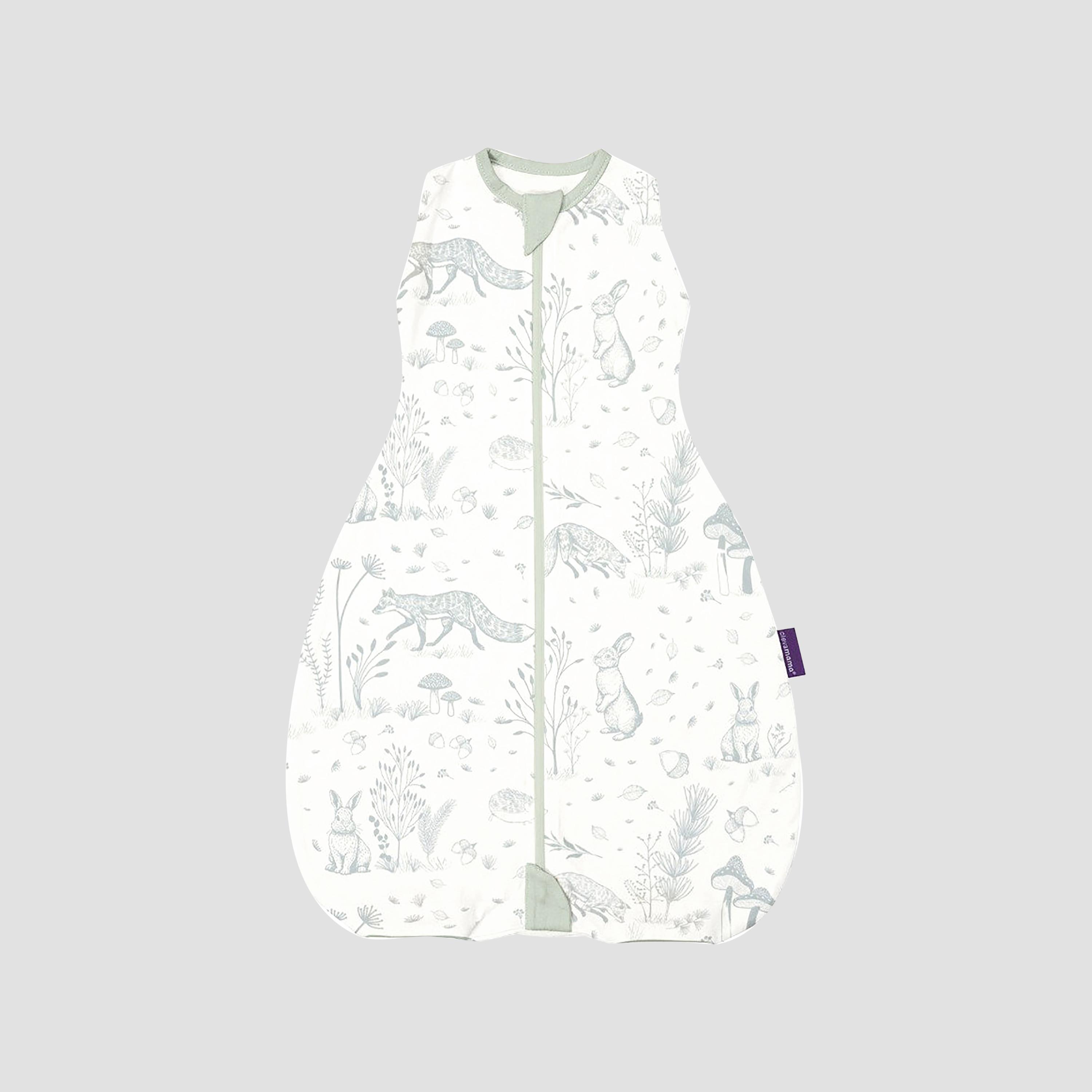 Clevamama 1.0 Tog Adjustable ClevaSleep DreamSuit - Forest Friends - 0-9 Months-baby-nursery-blanketsandswaddles-swaddlesandsleepingbags-image-2