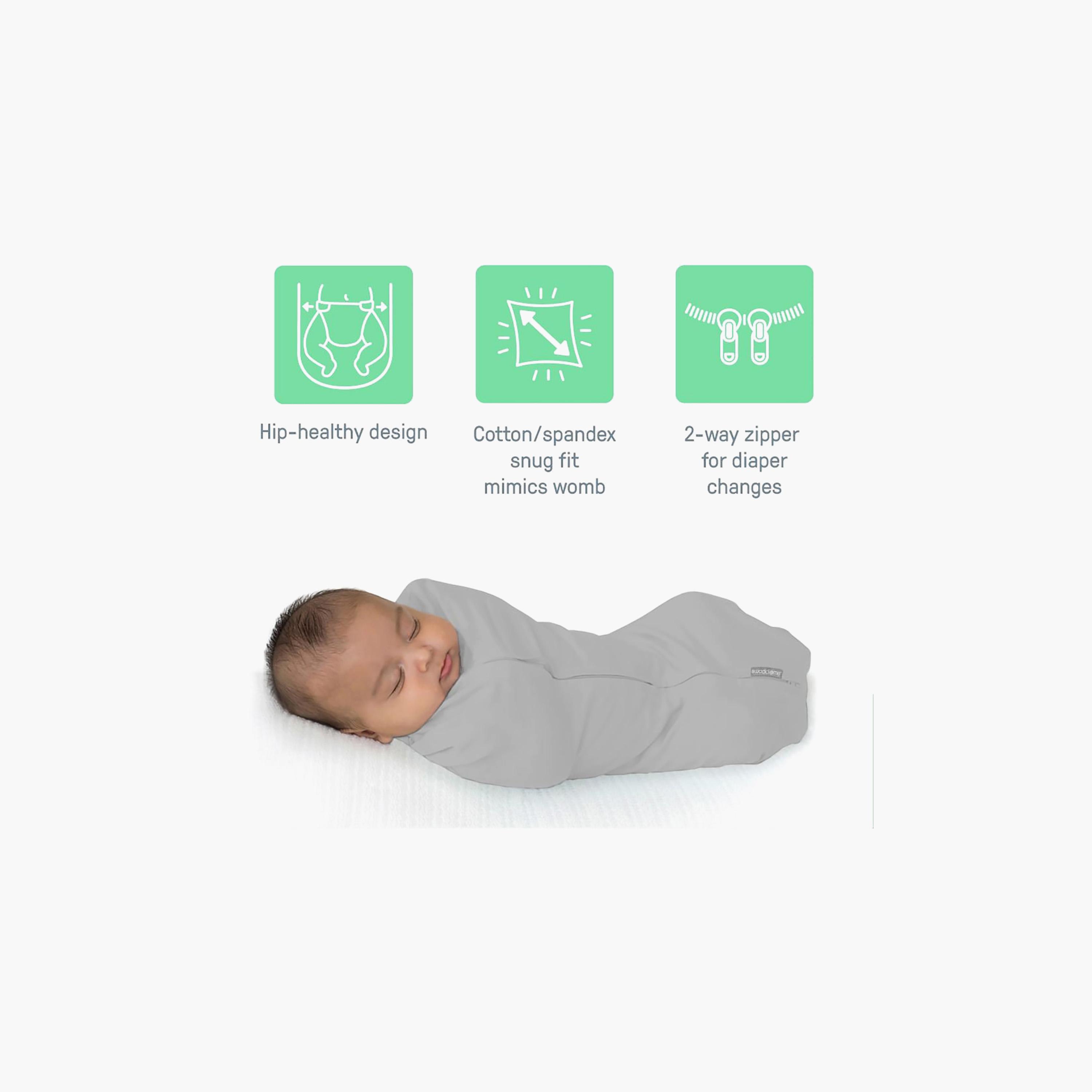 Ingenuity 2-Piece 1.0 TOG SwaddleMe Pod Swaddle - Little Bees - 0-2 Months-baby-nursery-blanketsandswaddles-swaddlesandsleepingbags-image-4
